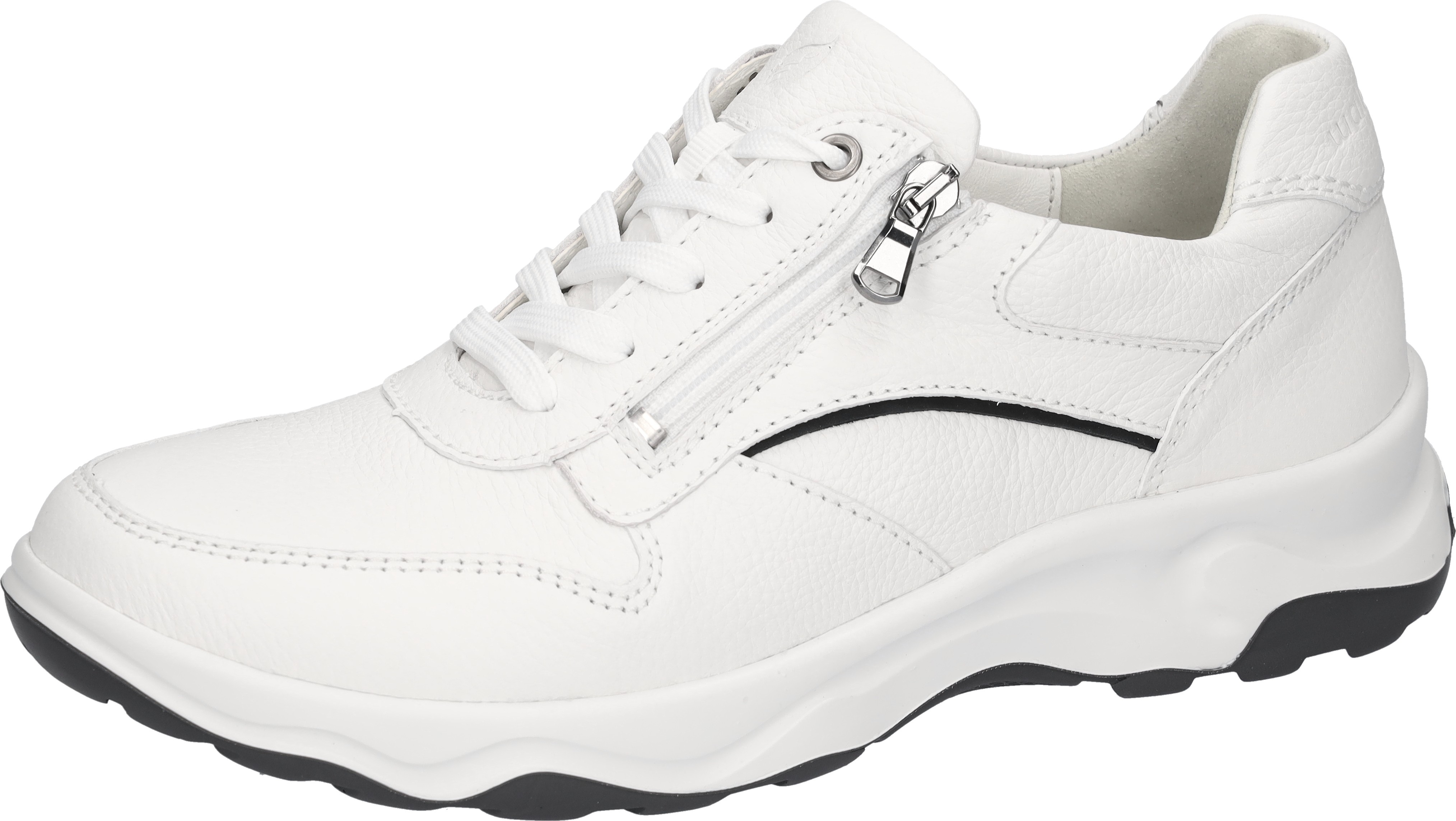 Waldläufer "H-MAX", Halbschuh, Schnürschuh mit seitlichem Reißverschluss, H-Weite