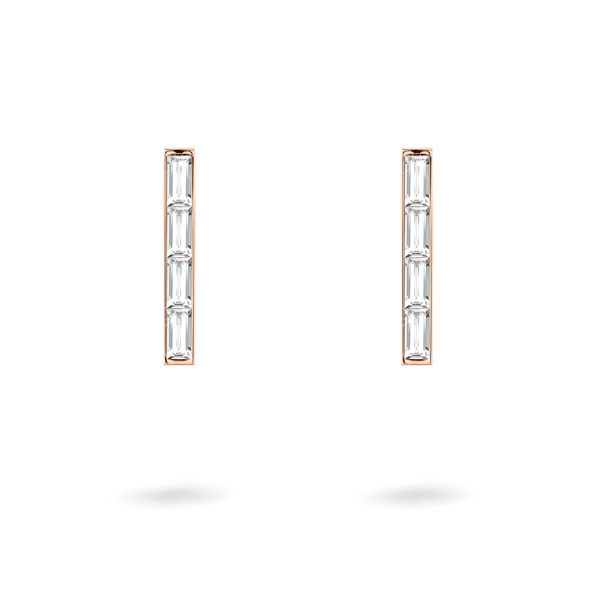 Liebeskind Berlin Paar Creolen »Schmuck Geschenk Edelstahl Ohrringe Sparkling Link, LJ-1464, LJ-1465«, mit Zirkonia (synth.)