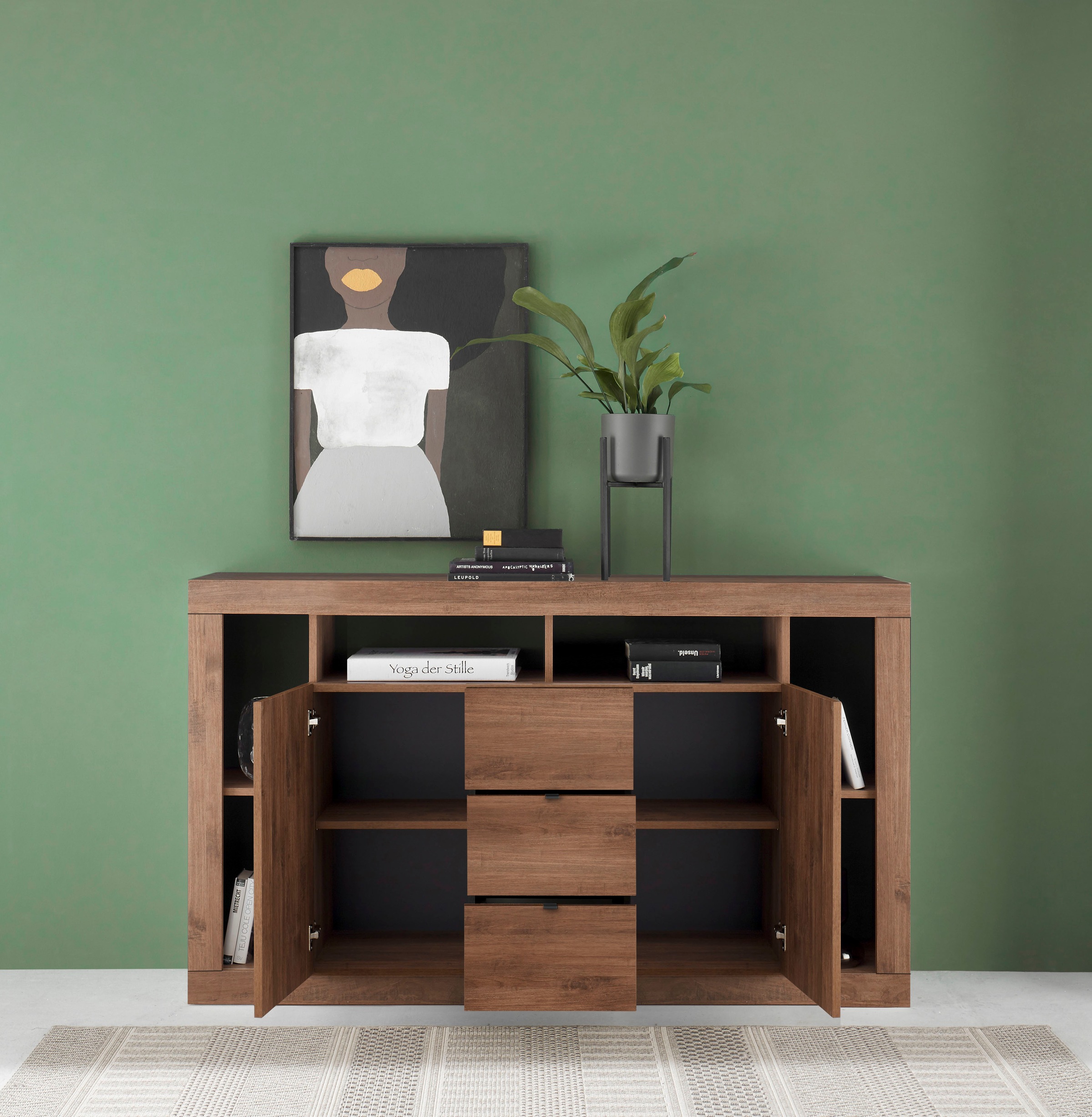 Thumbnail - Home affaire Sideboard "Rimini" mit 2 Türen und 3 Schubkästen