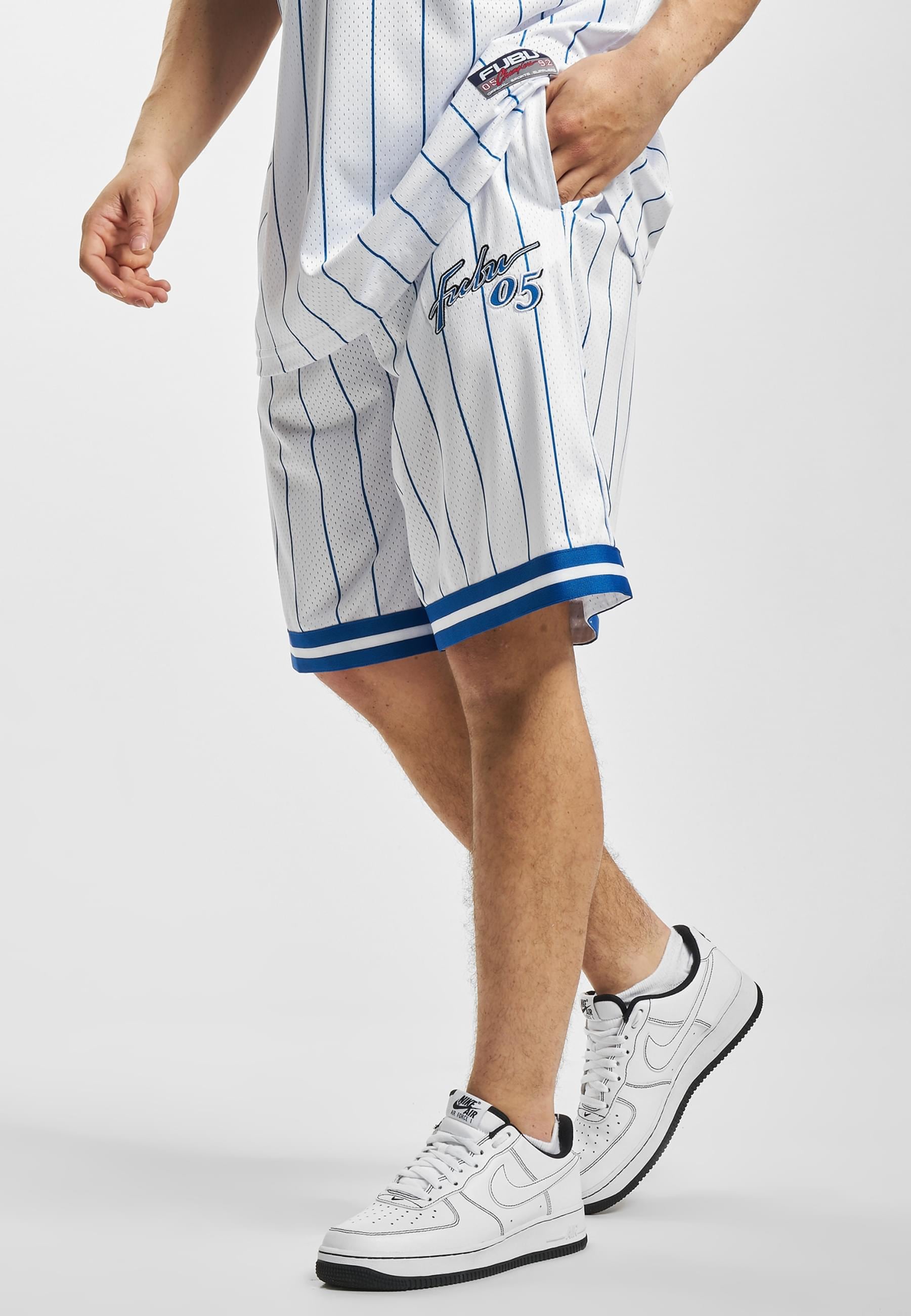 Fubu Shorts »Fubu Herren FM232-013-1 FUBU Retro Pinstripe Shorts«, (1 tlg.)