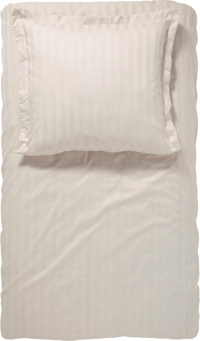 damai Bettwäsche »Streifsatin in Gr. 135x200, 155x220 oder 200x200 cm«, (2 tlg.), elegante Bettwäsche aus Baumwolle, Bettwäsche mit Reißverschluss