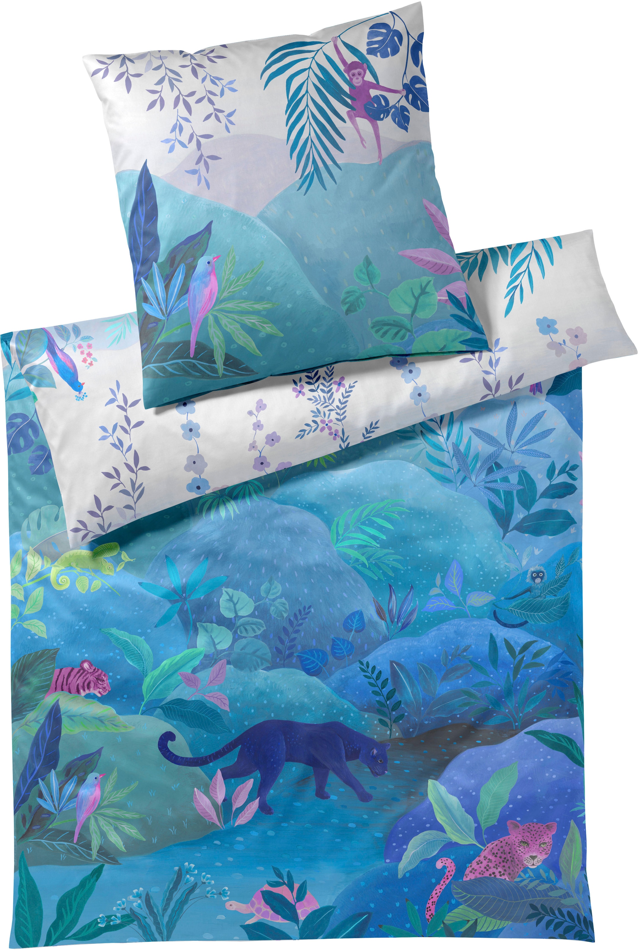 Elegante Bettwäsche "Fairytale" 2 Stk. tlg. angenehmes Hautgefühl günstig online kaufen