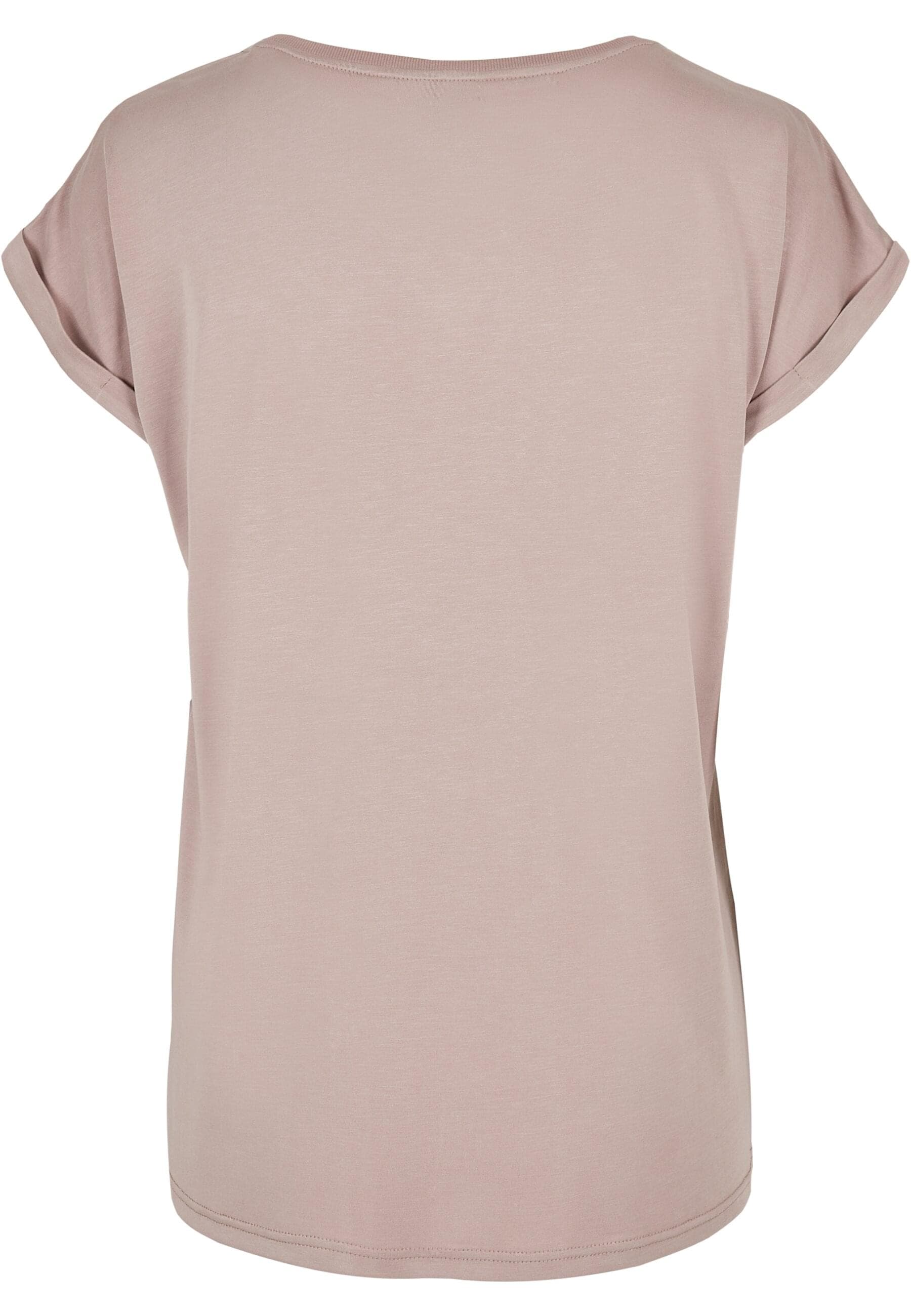 URBAN CLASSICS Kurzarmshirt »Urban Classics Damen Ladies Modal Extended Shoulder Tee«, (1 tlg.)