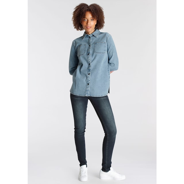 Arizona Jeansjacke »Shacket Denim - Hemdjacke«, Weiter geschnitten online  bestellen | BAUR