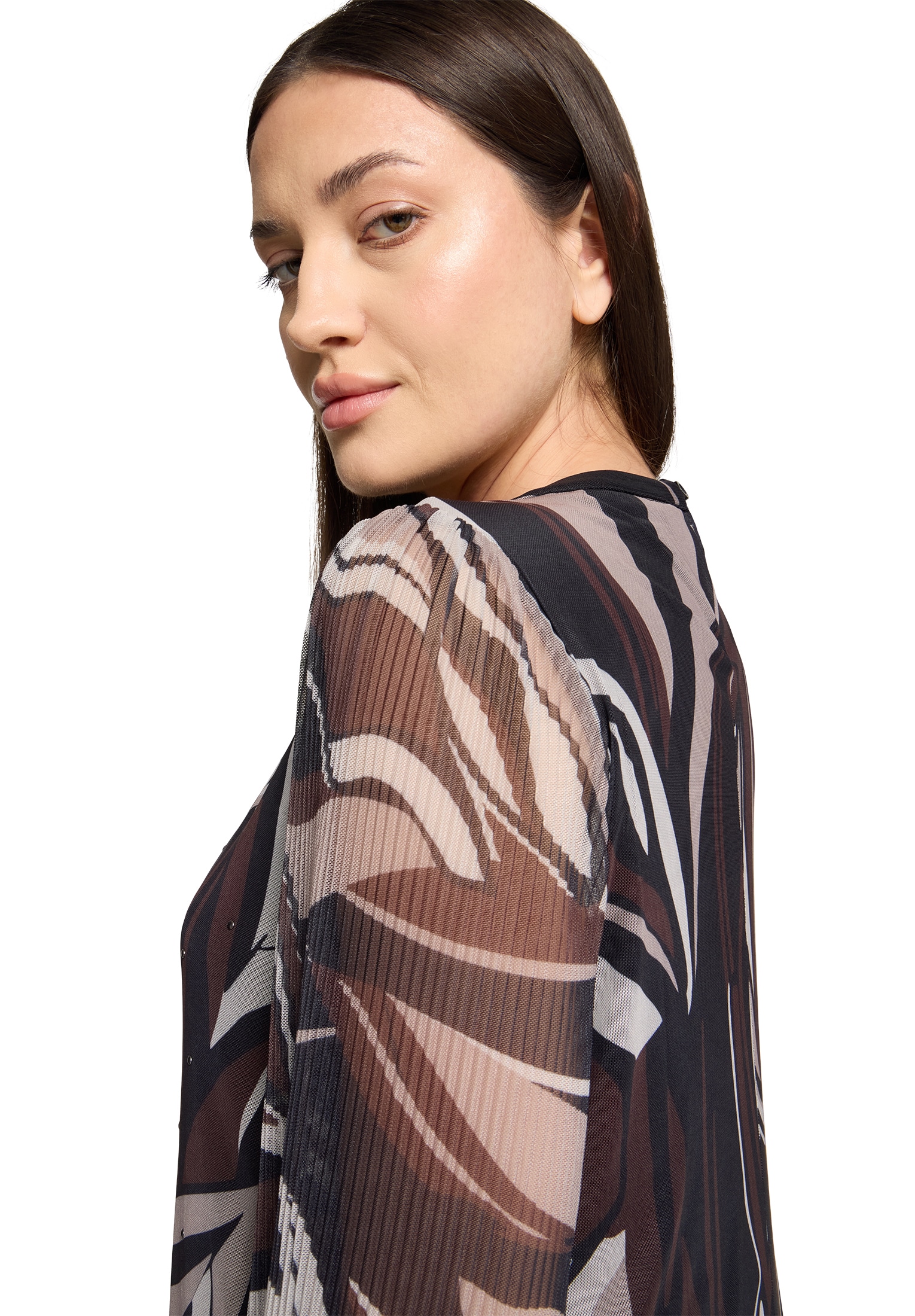 Betty Barclay Chiffonkleid »Damen langarm« Ohne Tasche