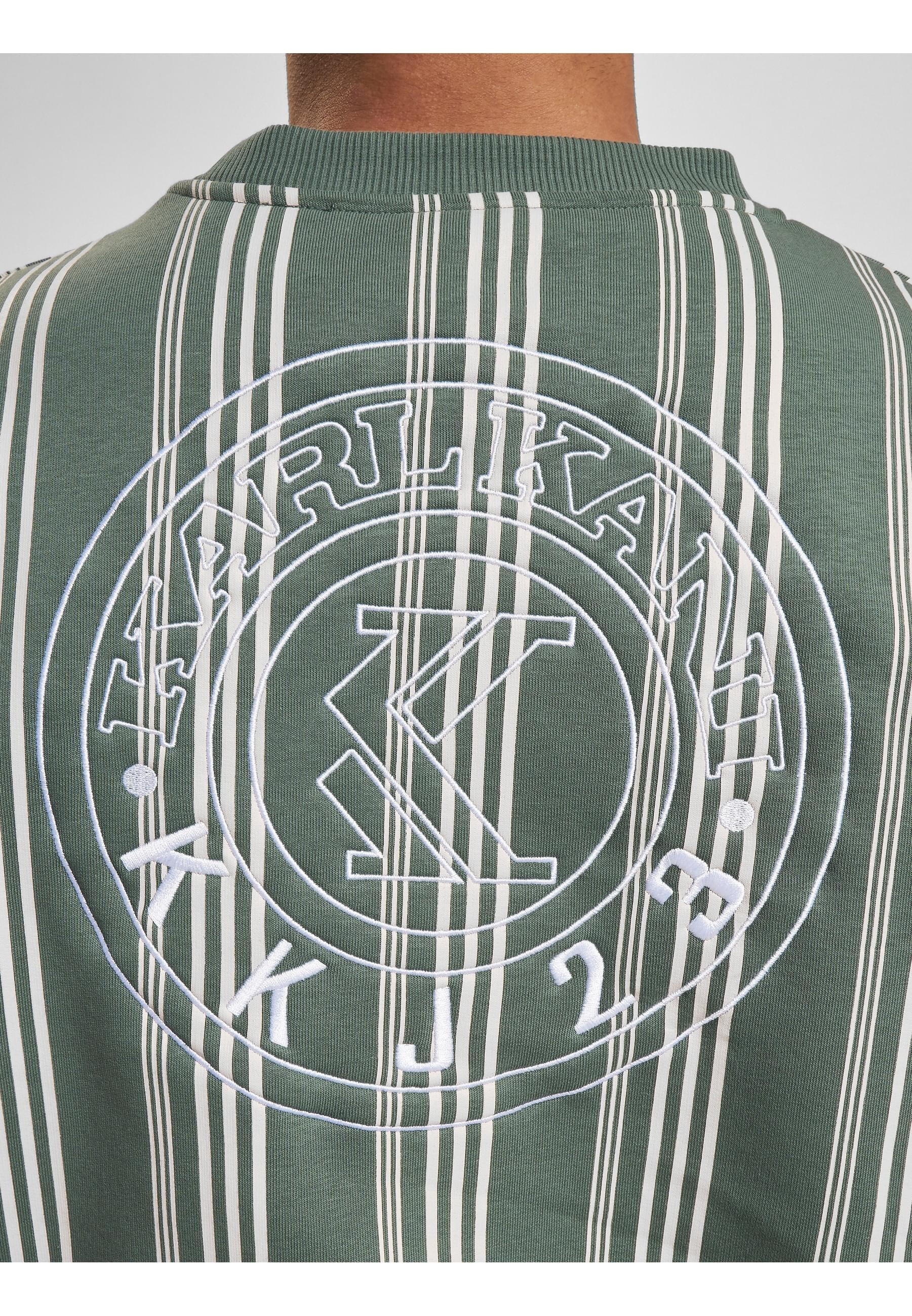 Karl Kani Langarmshirt »Karl Kani Herren KM233-027-1 KK Small Signature Striped Crew«, (1 tlg.)