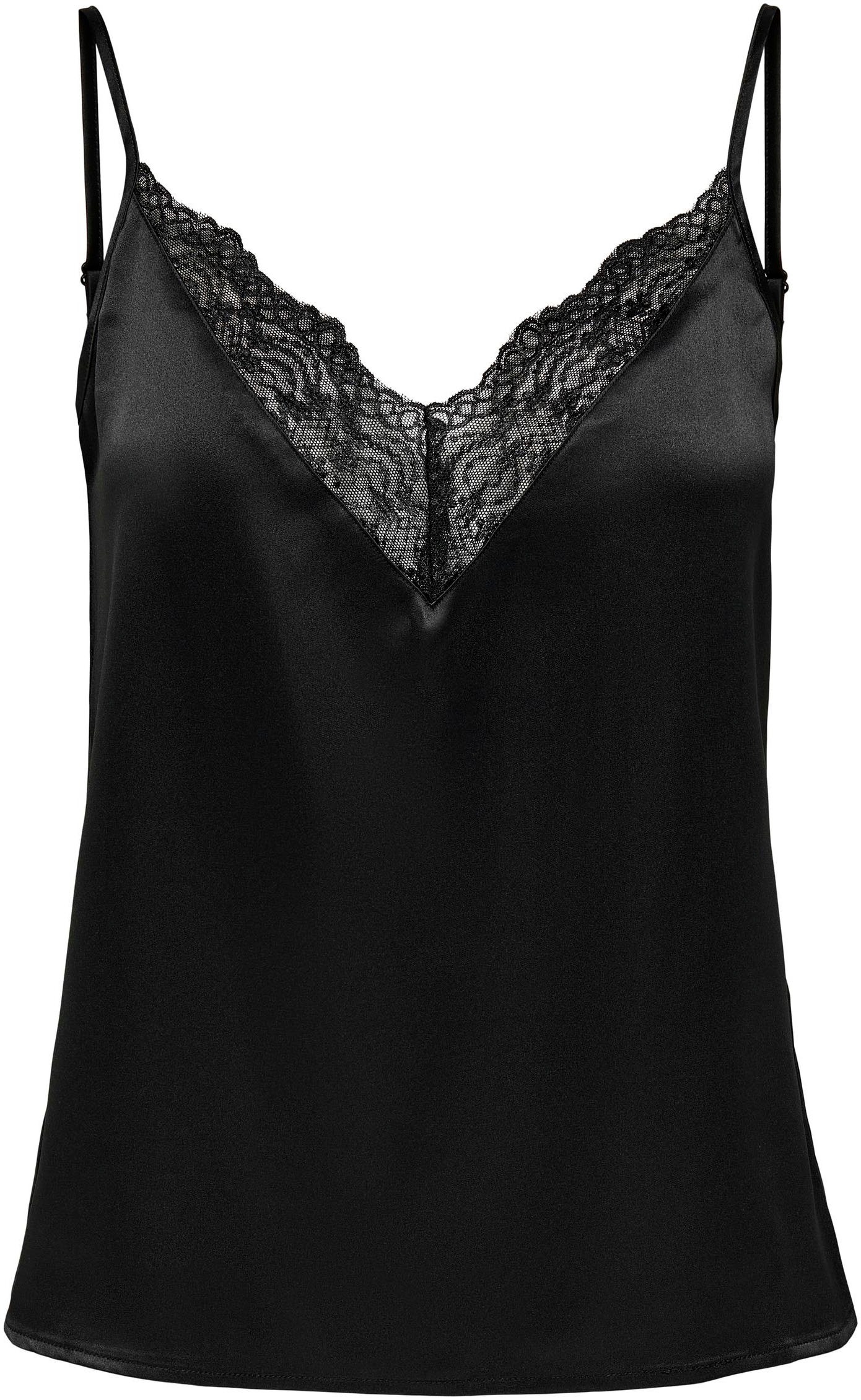 ONLY Blusentop »ONLVICTORIA SL LACE MIX SINGLET WVN«