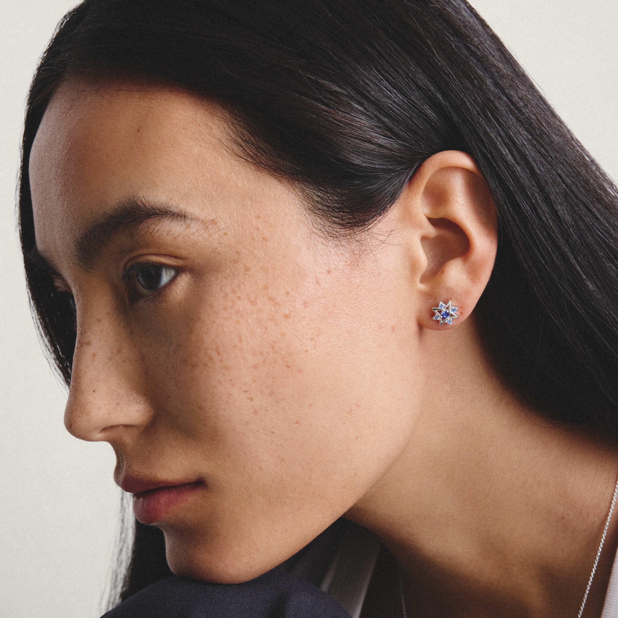 THOMAS SABO Paar Ohrstecker »Midnight Sky Ohrstecker« mit Zirkonia (synth.), Glas-Keramik Stein