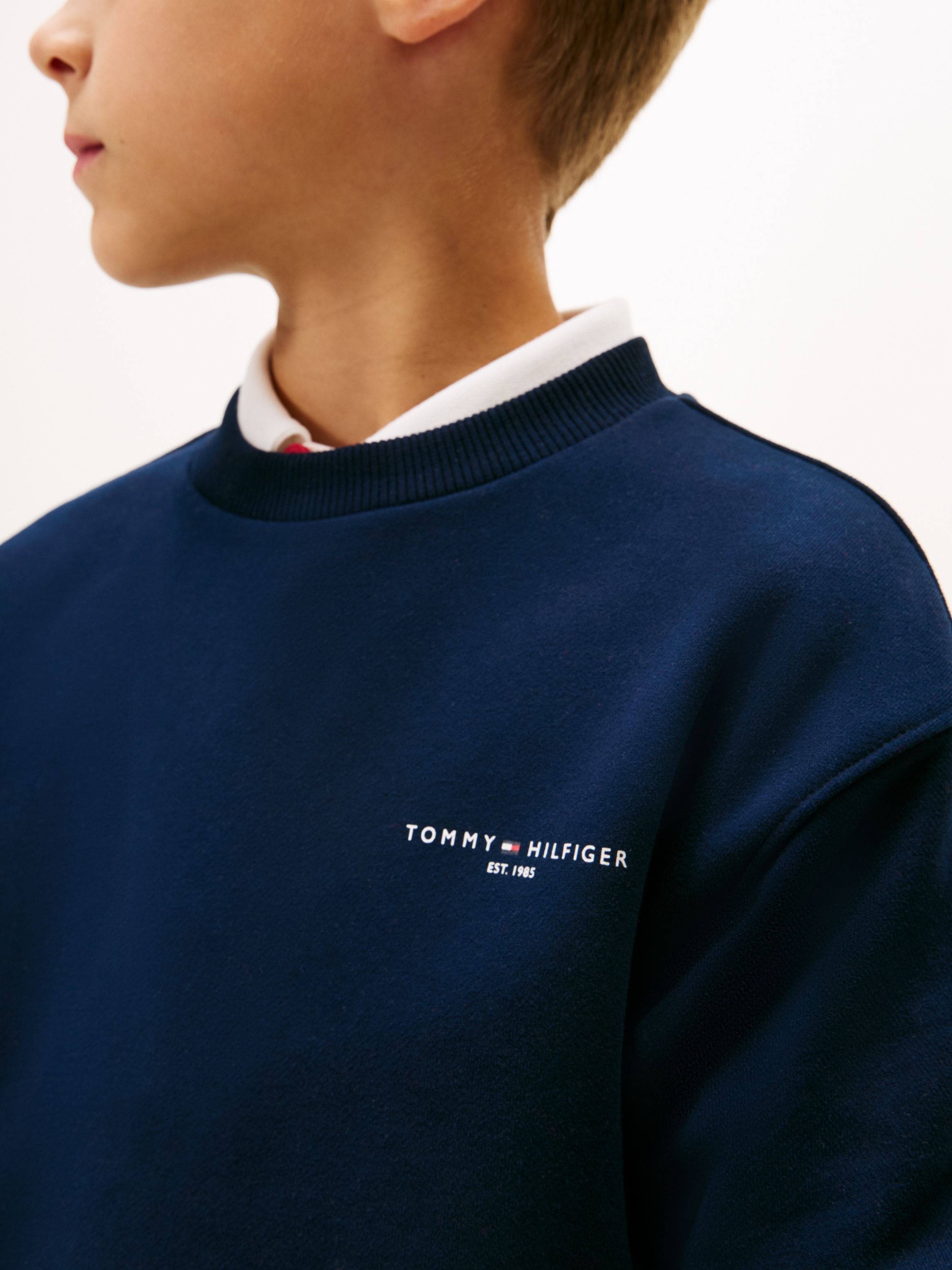 Tommy Hilfiger Sweatshirt »MINI CORP C-NECK« Kinder bis 16 Jahre, für Jungen und Mädchen, regular fit