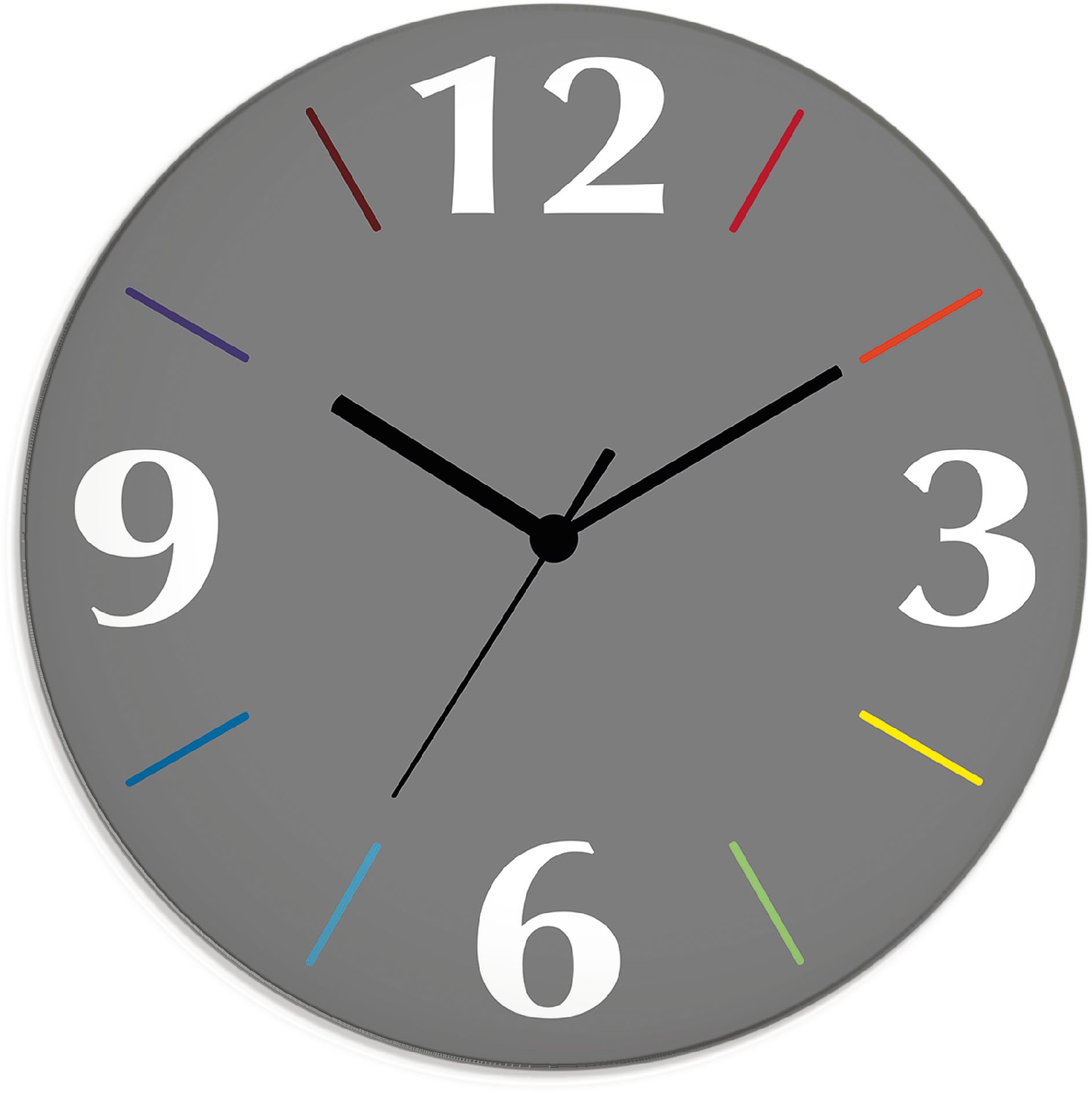 Artland Wanduhr "Trendfarben" wahlweise mit Quarz- oder Funkuhrwerk, lautlo günstig online kaufen