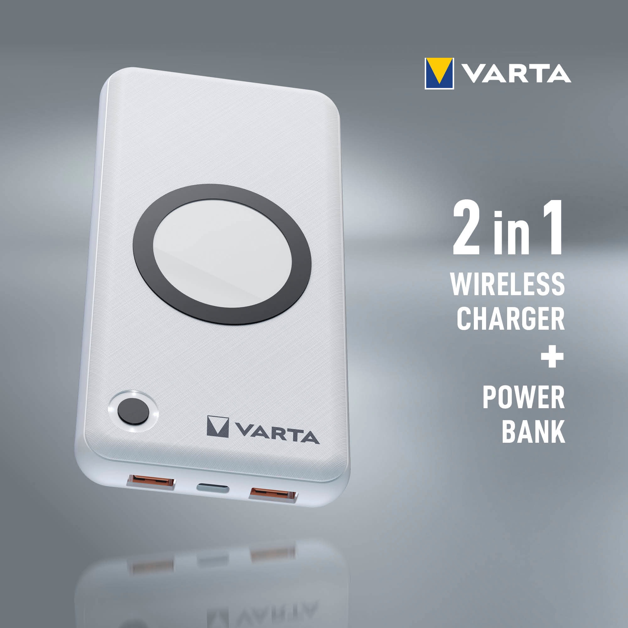 VARTA Batterie-Ladegerät »Wireless Power Bank 15.000«