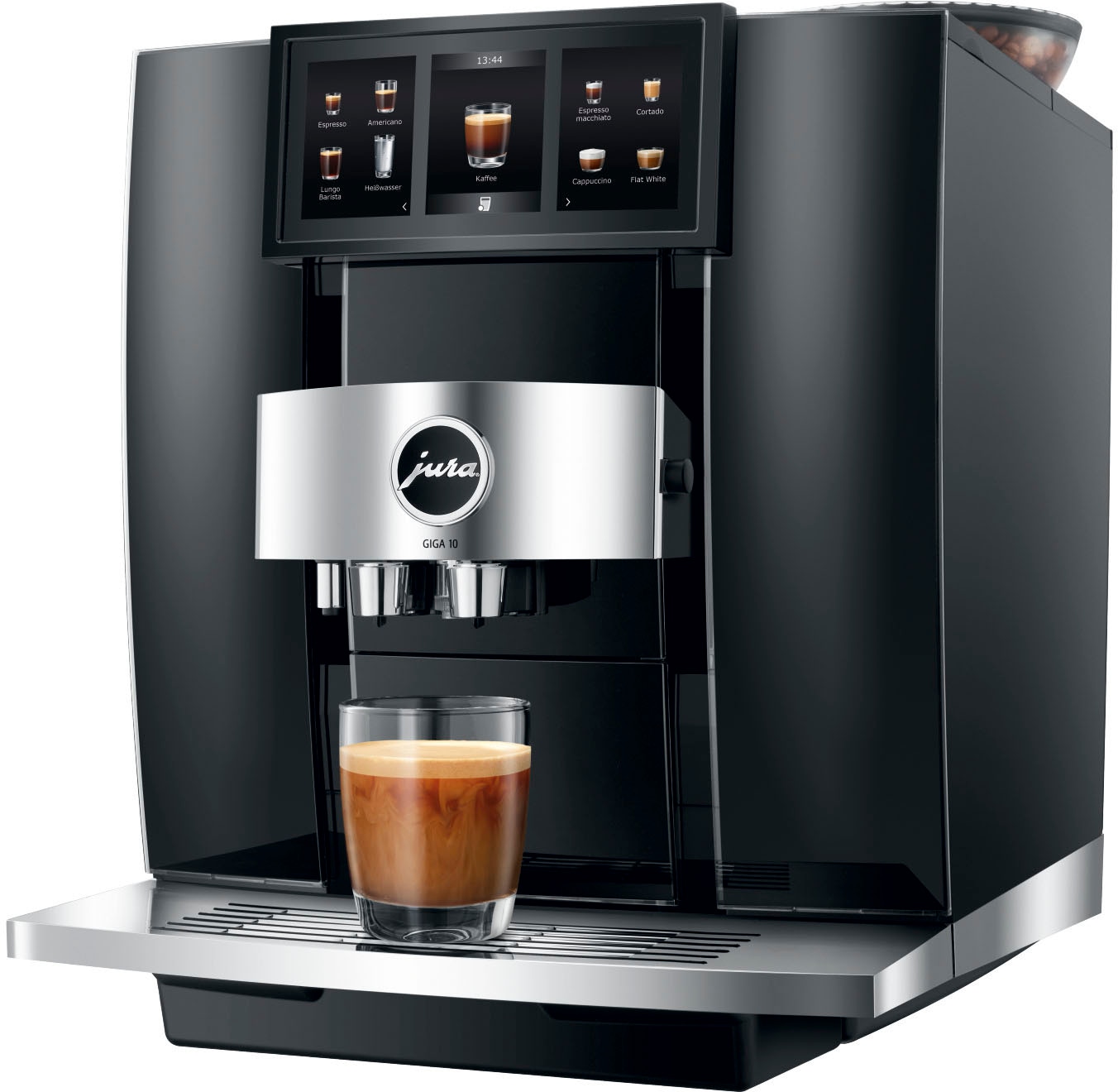 Jura Schwarz Kaffeevollautomat "15478 Giga 10 (Ea)", (Diamond ), B:32cm H:41,5Cm T:49,6Cm, Kaffeevollautomaten, 35 Spezialitäten, Cold Brew,... - Bild 6
