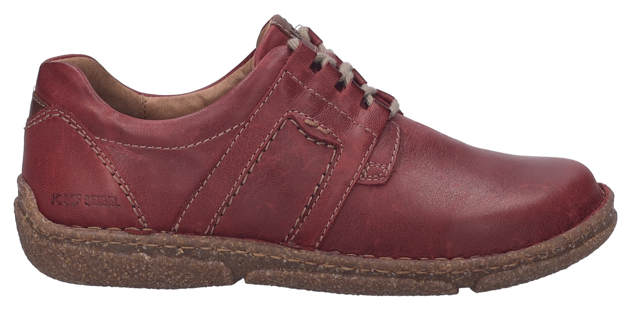 Josef Seibel Schnürschuh »Neele 44«, Freizeitschuh, Komfortschuh mit Wechselfußbett aus Leder