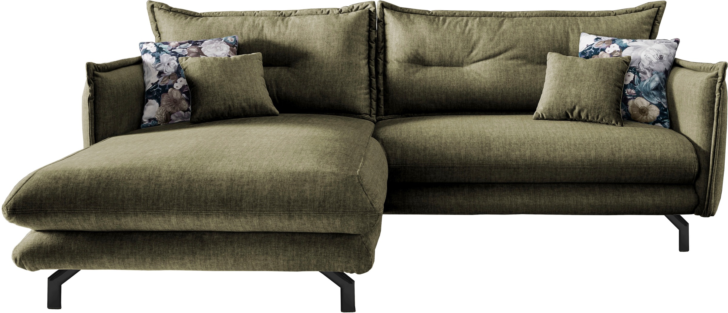 Home affaire Ecksofa "LAVA Breite 255 cm, modern und elegant, aktuelle Kiss günstig online kaufen