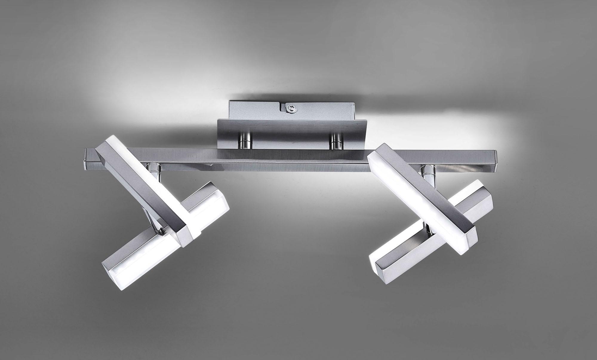 JUST LIGHT Deckenleuchte »RICO« LED-Board 1 Stk. Warmweiß inklusive festverbautem LED Leuchtmittel