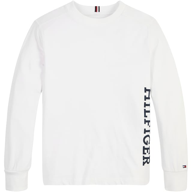 Tommy Hilfiger Langarmshirt »MONOTYPE TEE L/S«, für Jungen online bestellen  | BAUR