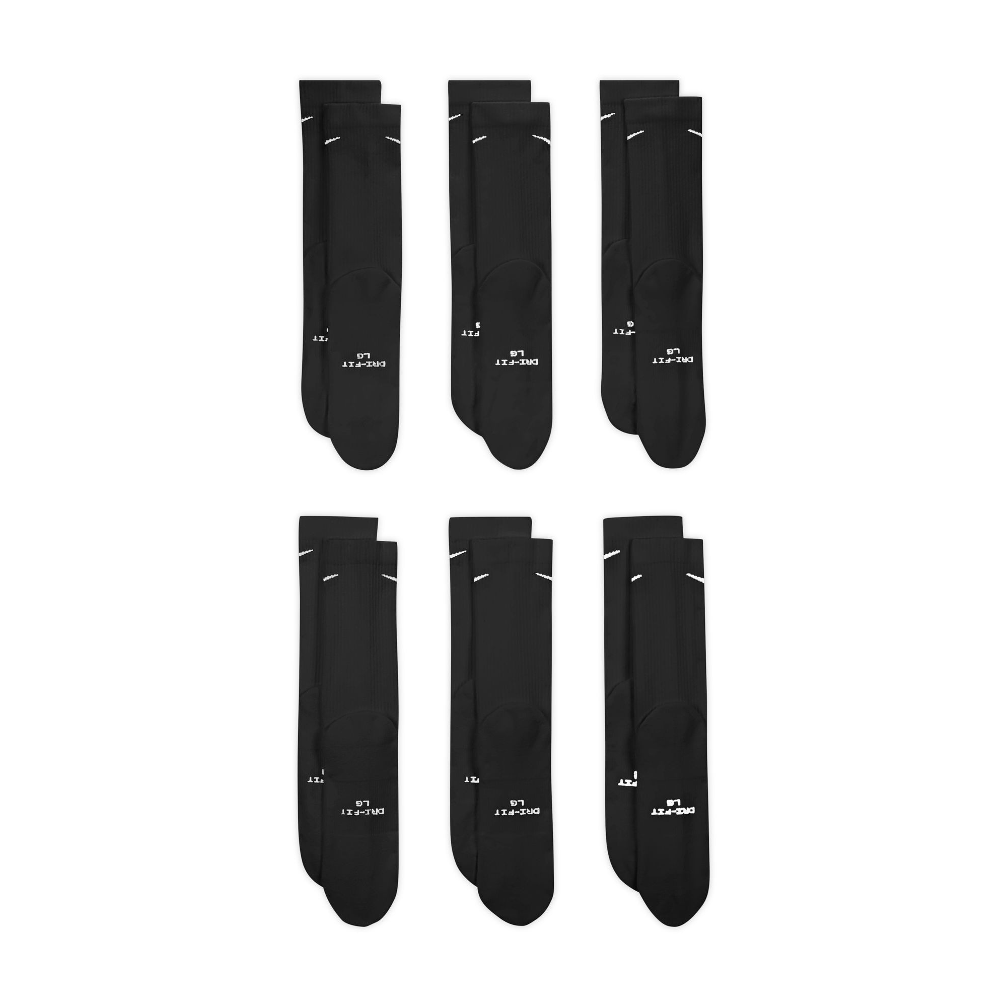 Nike Sportsocken »U NK ED ELVD CRW 6P - 144« für sportliche Aktivitäten, für verschiedene Sportarten