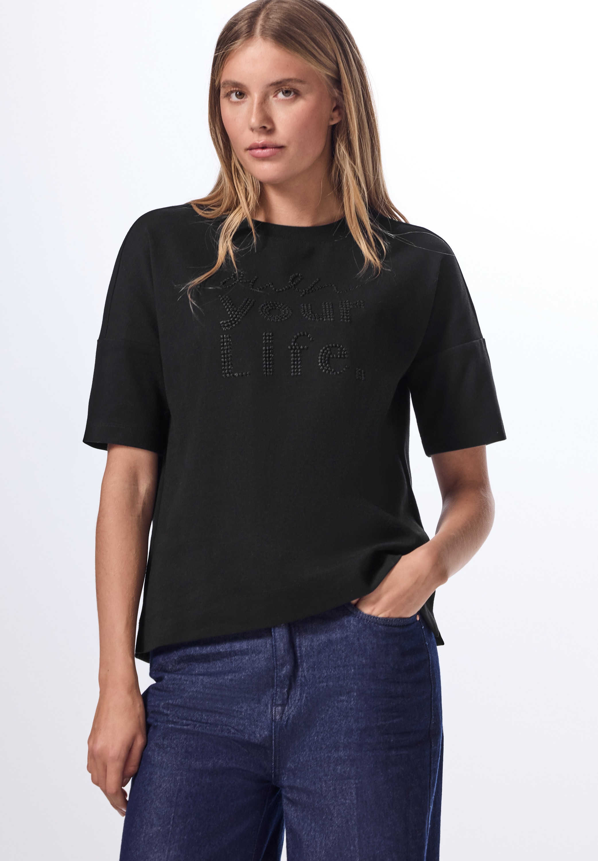 STREET ONE STUDIO T-Shirt, soft und stretchig günstig online kaufen