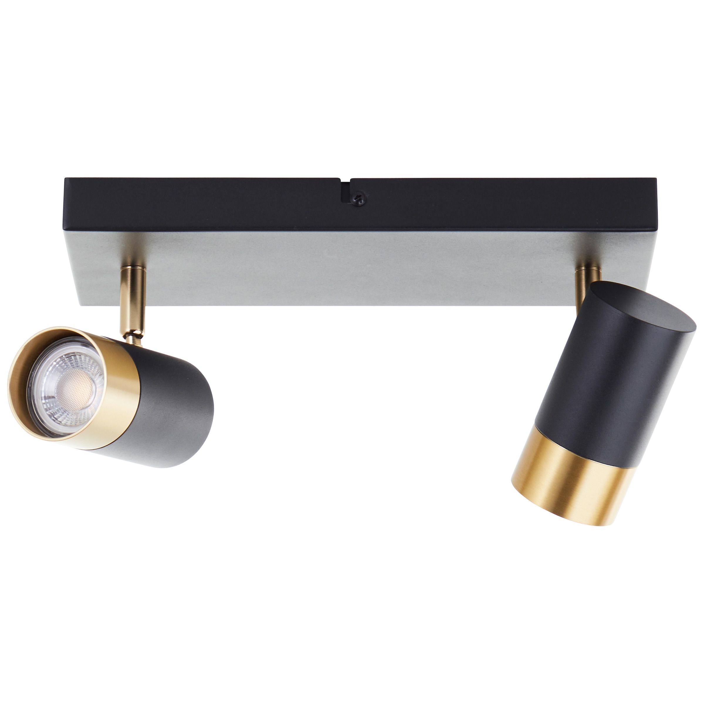 Brilliant Deckenstrahler »Vigolo« GU10 1 Stk. Warmweiß GU10, 350lm, 3000K, dimmbar, schwarz gold