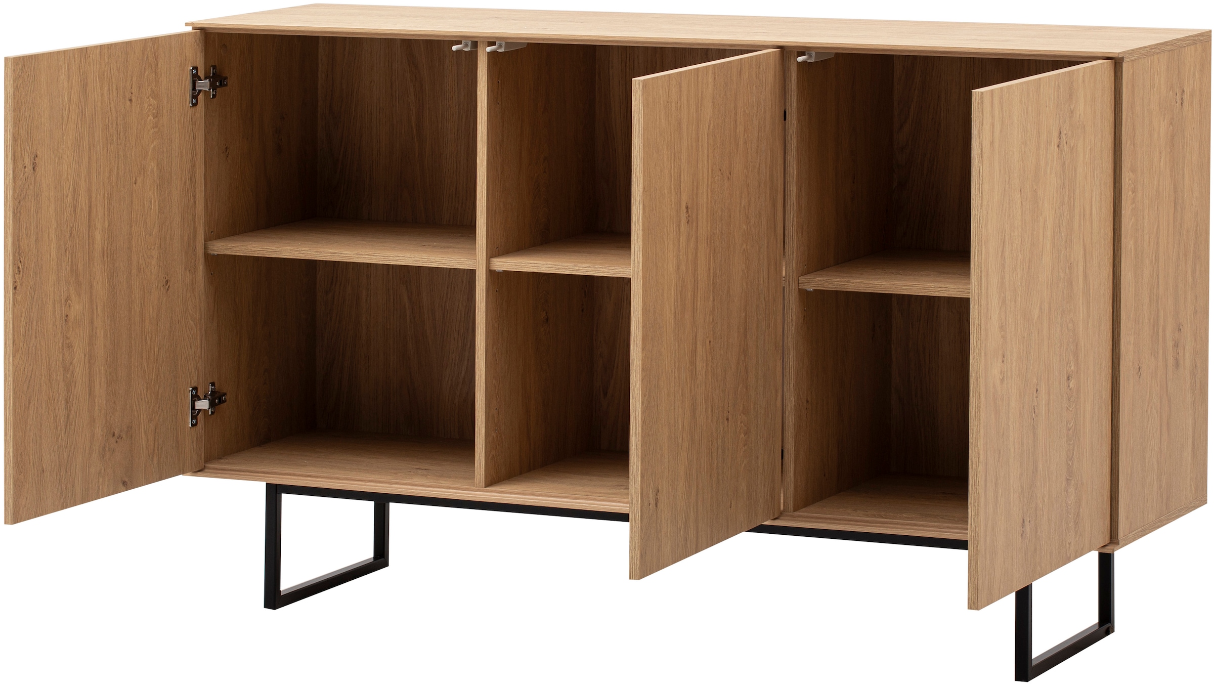 Home affaire Sideboard »Lund, moderner Schrank, Kommode mit Kufengestell«, ausreichend Stauraum, vielseitig einsetzbar, 150 cm breit