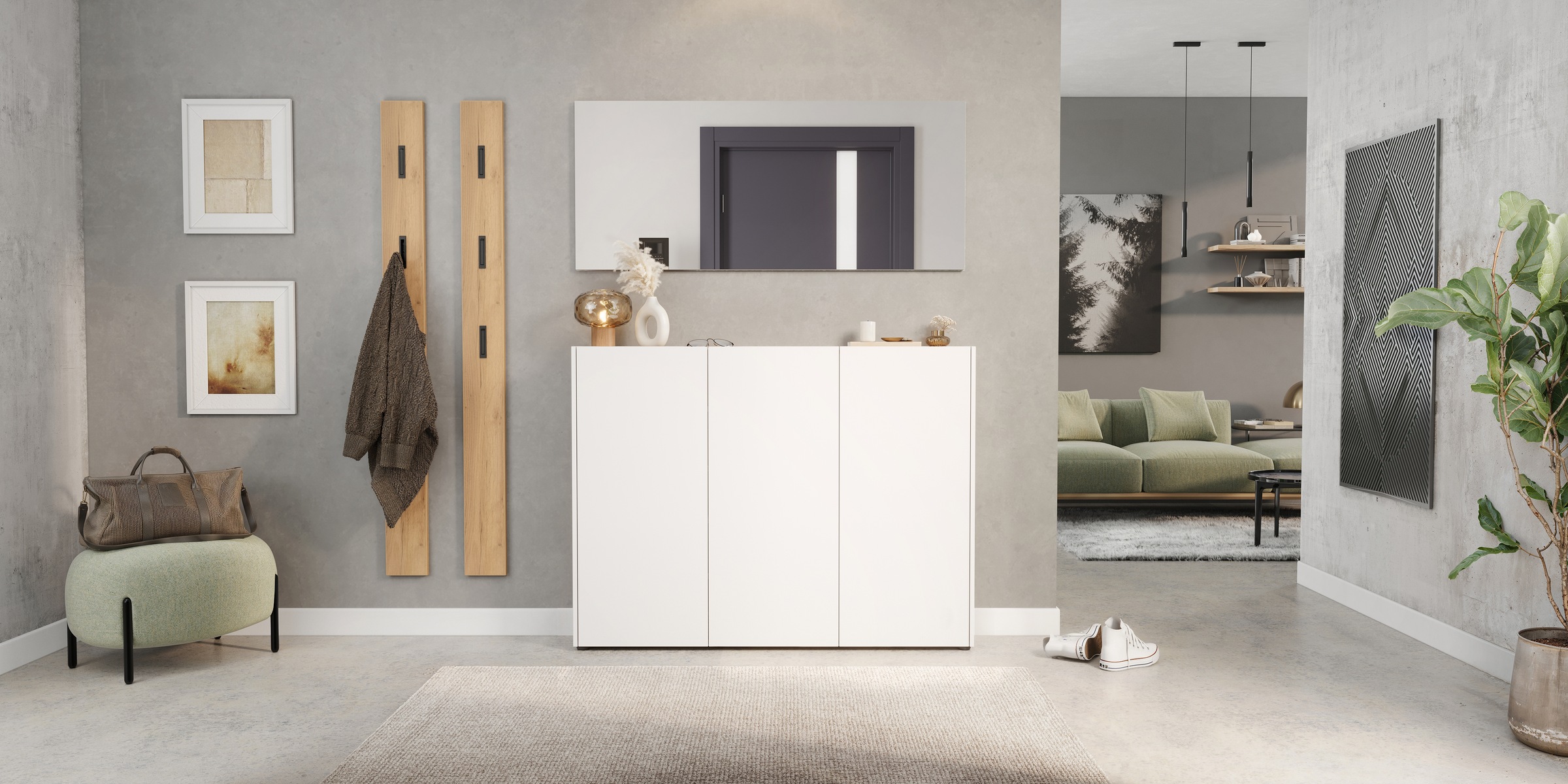 GERMANIA Mehrzweckschrank "GW-Libbiano", (1 St.), ideal für schmale Flure, günstig online kaufen