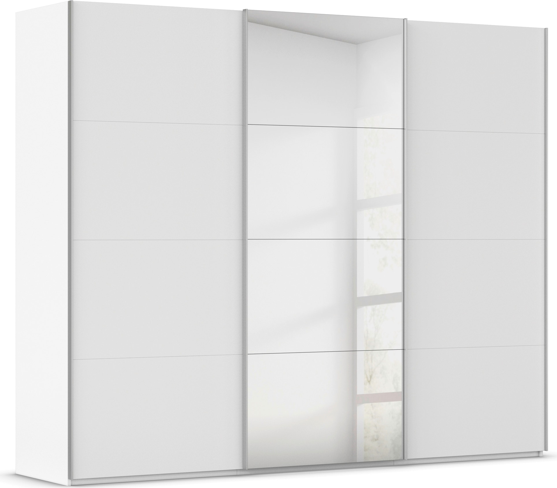 rauch "Kleiderschrank Schrank Garderobe Schlafzimmerschrank SCALE-FYRA" edle viergeteilte Türen mit Spiegel und vielen Farben MADE IN GERMANY