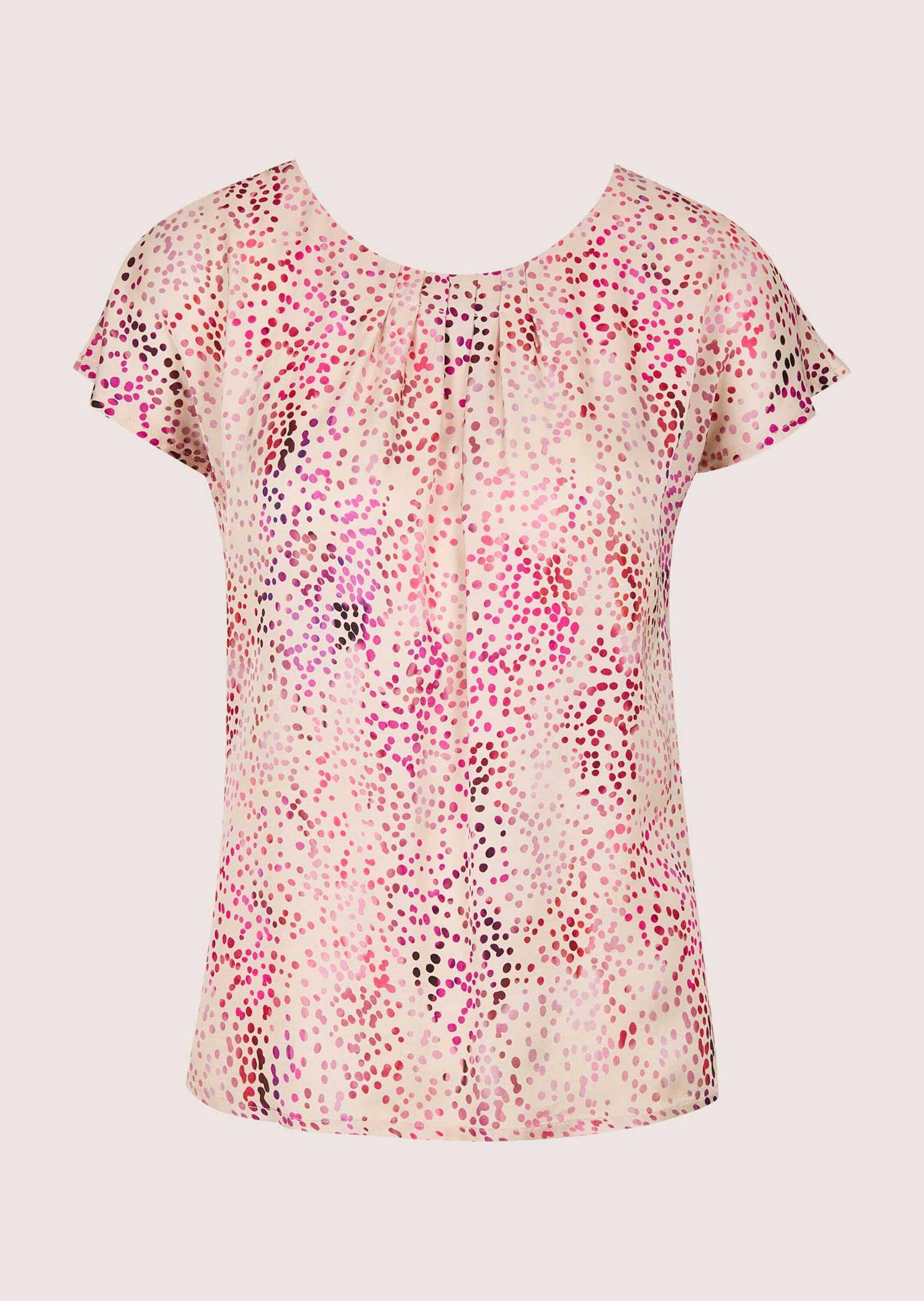 MADELEINE Shirtbluse "Blusenshirt Druckbluse mit Tupfenmuster" günstig online kaufen