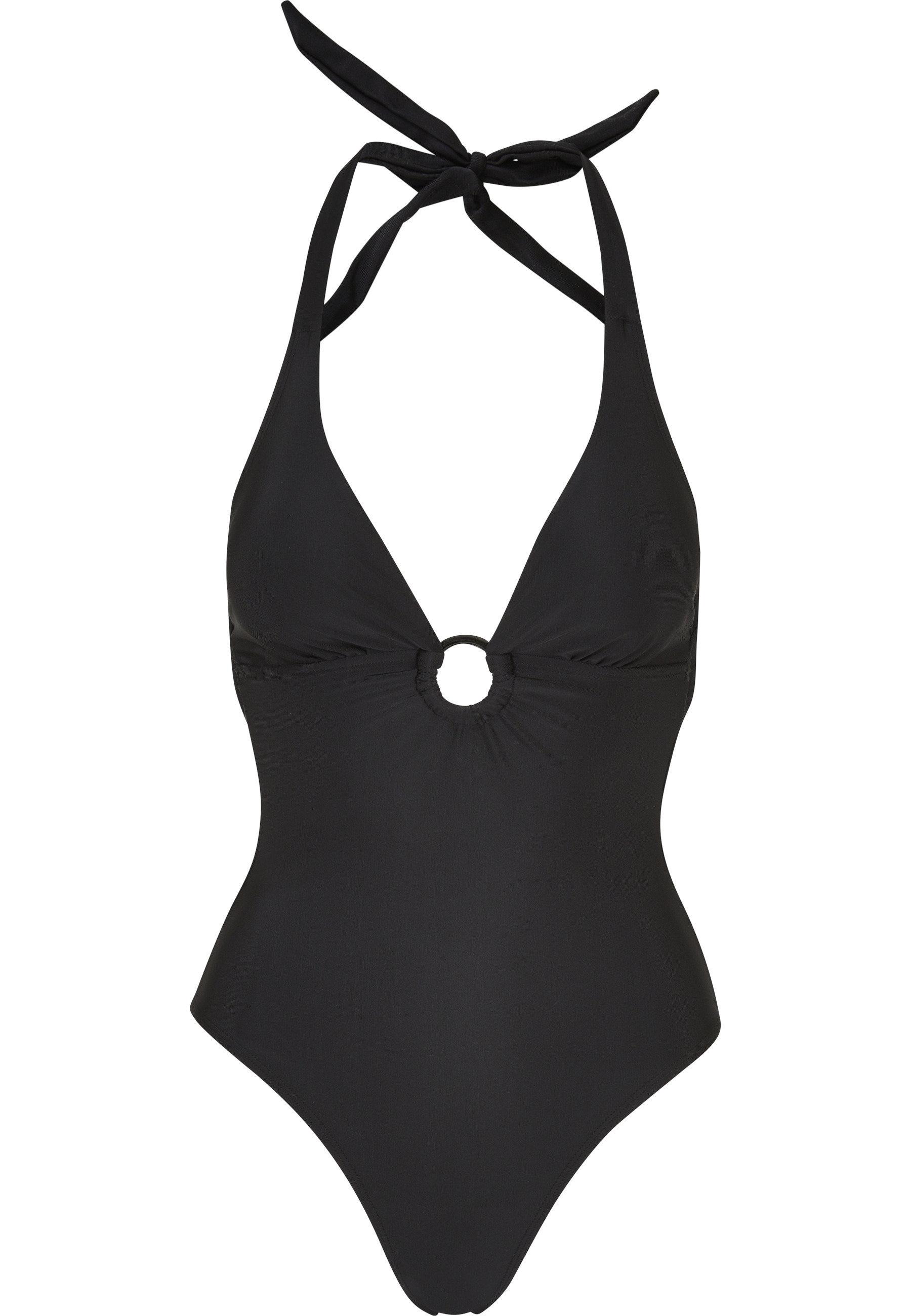 URBAN CLASSICS Badeanzug "Urban Classics Damen Ladies Recycled Neckholder Swimsuit"