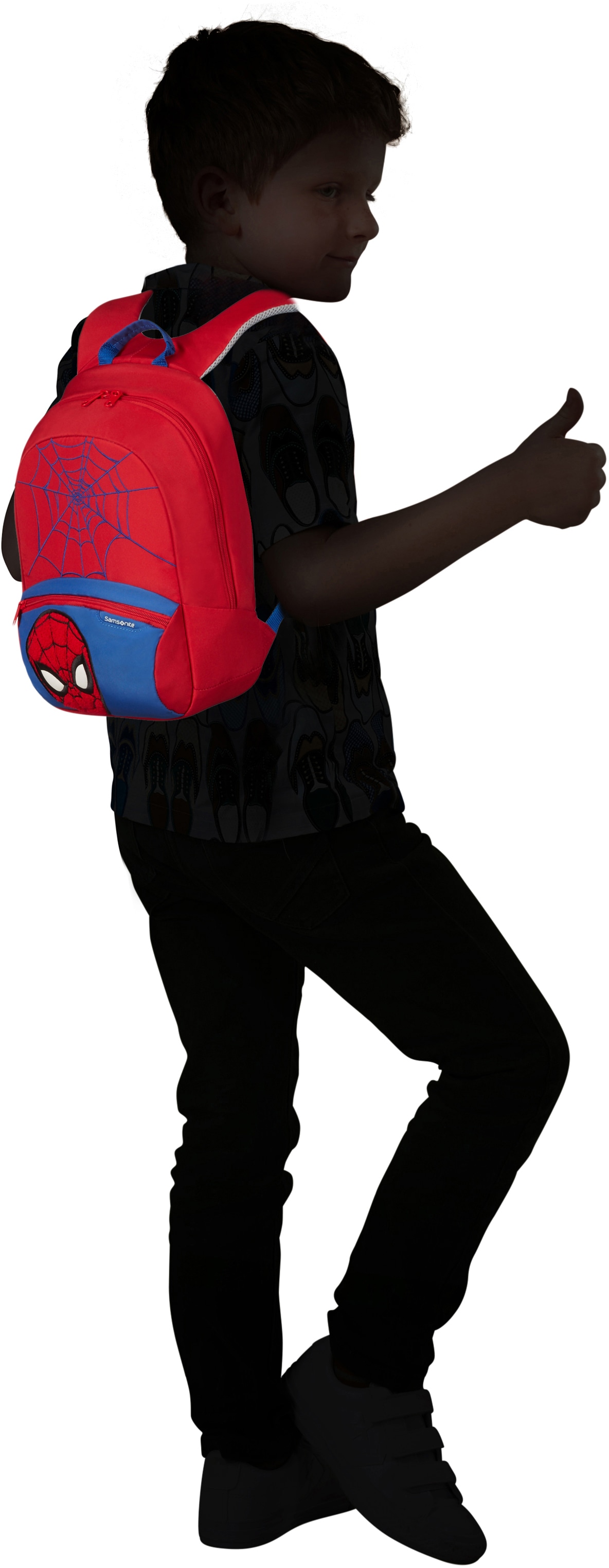 | Samsonite Ultimate »Disney kaufen Spiderman«, Kinderrucksack S+, 2.0, Details reflektierende BAUR