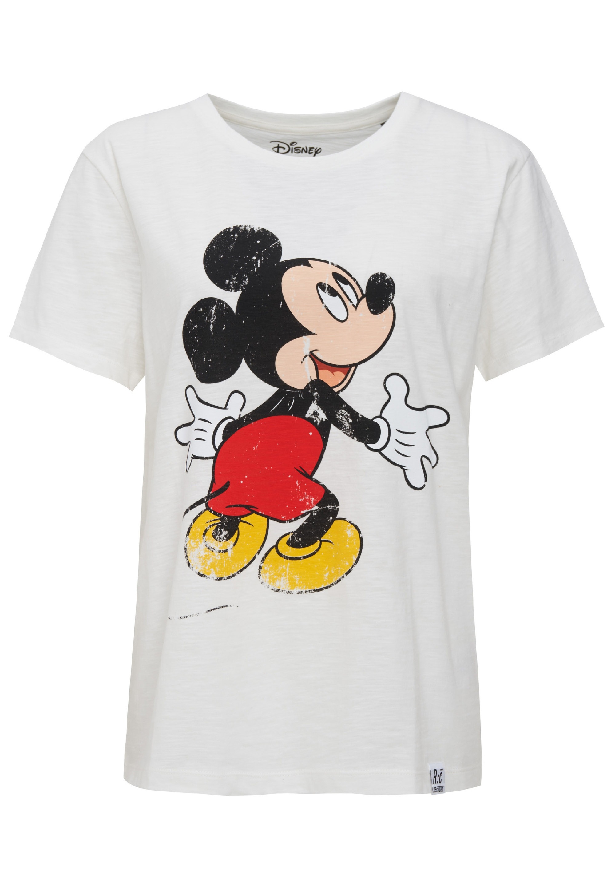 Recovered T-Shirt »Mickey Mouse Hug«, (1 tlg.), im zeitlosen Design