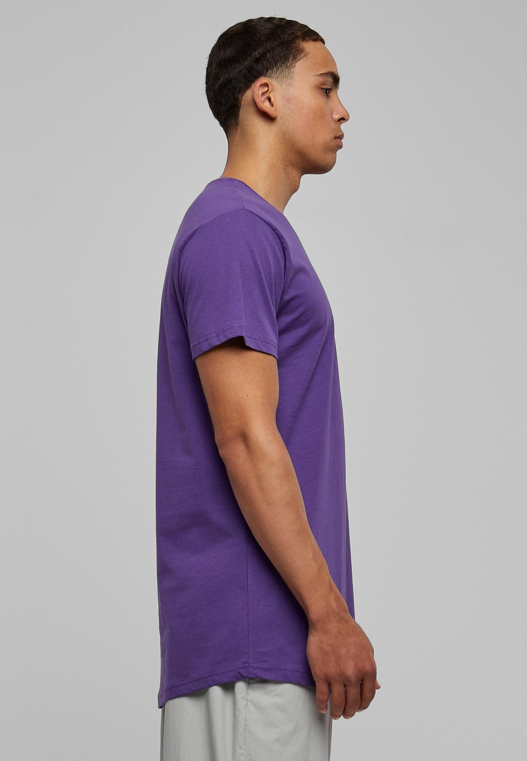 URBAN CLASSICS Kurzarmshirt »Urban Classics Herren Shaped Long Tee«, (1 tlg.)