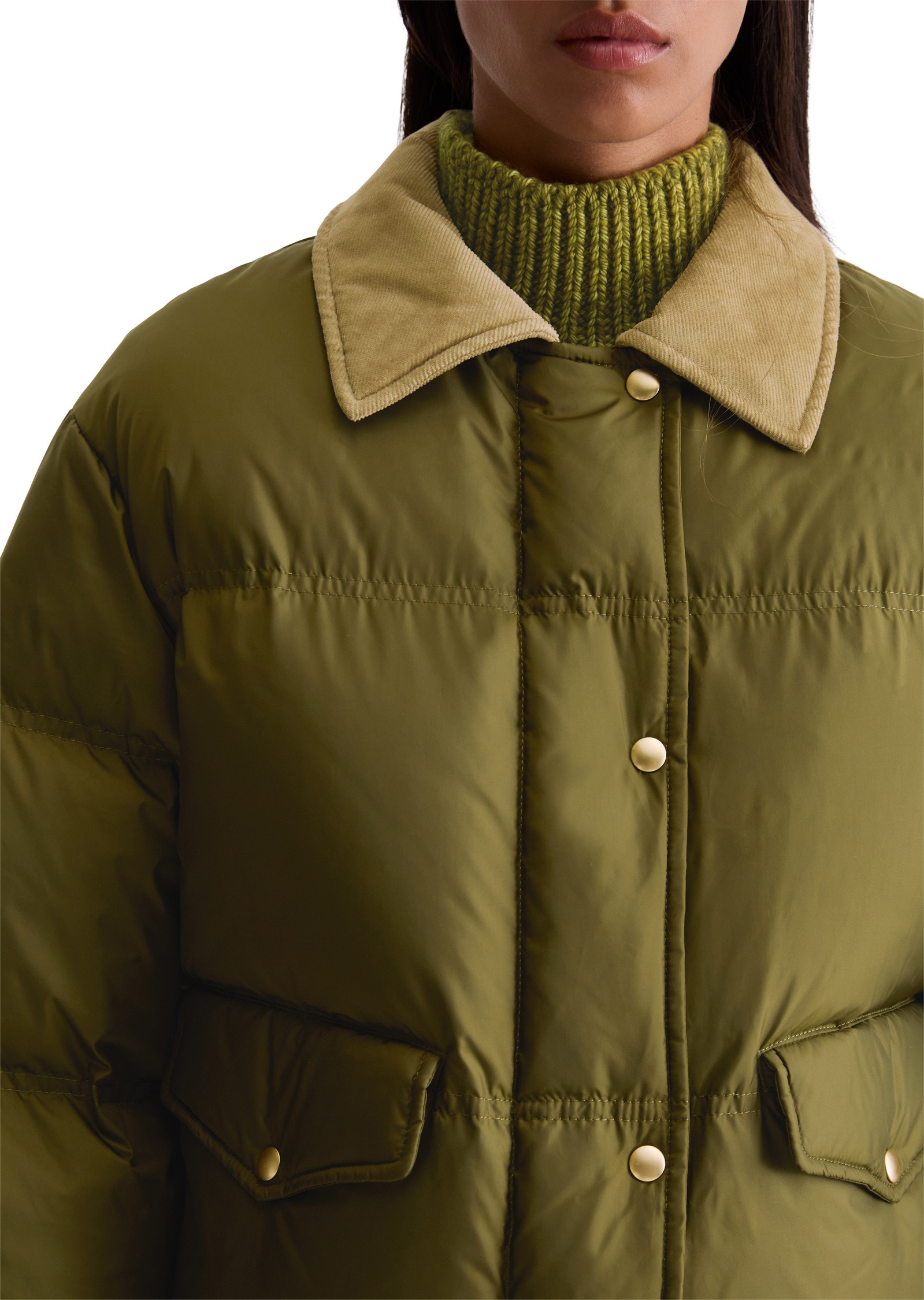 Marc O'Polo Outdoorjacke »im Barnjacket-Stil aus recyceltem Polyester«