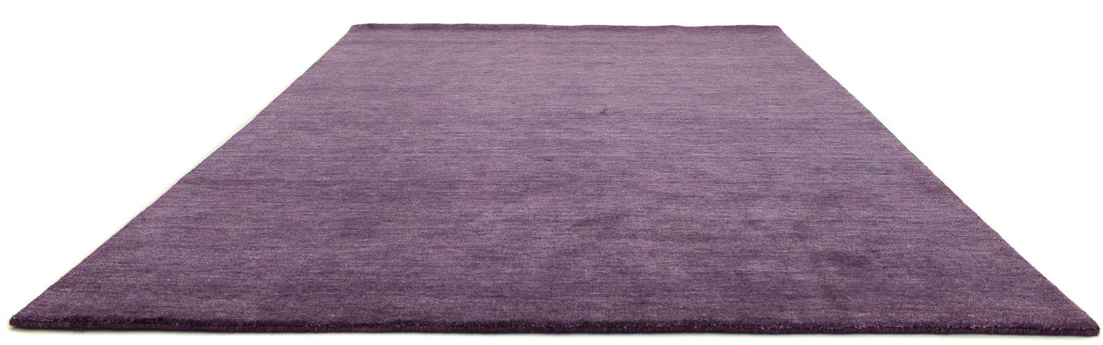 morgenland Wollteppich »Uni - Gabbeh Teppich - Softy«, rechteckig, 1,6 mm Höhe, Gabbeh Optik, Uni Farben, reine Wolle, sehr weicher Flor, Wohnzimmer