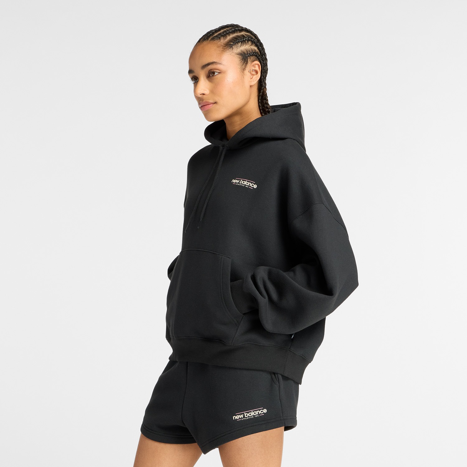 New Balance Kapuzensweatshirt "Reimagined Fleece Oversized Hoodie" günstig online kaufen