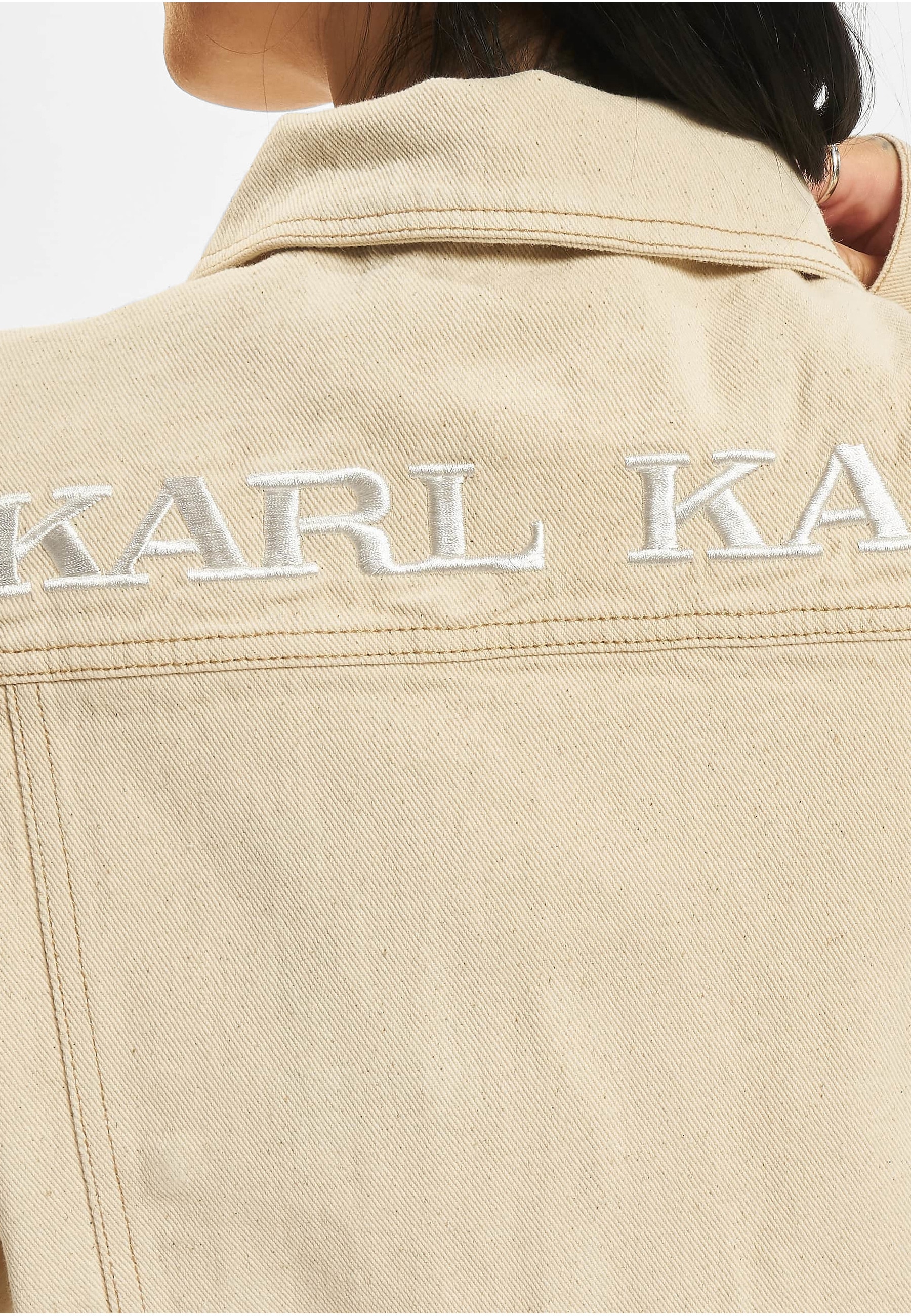 Karl Kani Jeansjacke »Karl Kani Herren KU221-015-1 KK OG Ecru Jacket« 1 Stk. tlg. ohne Kapuze