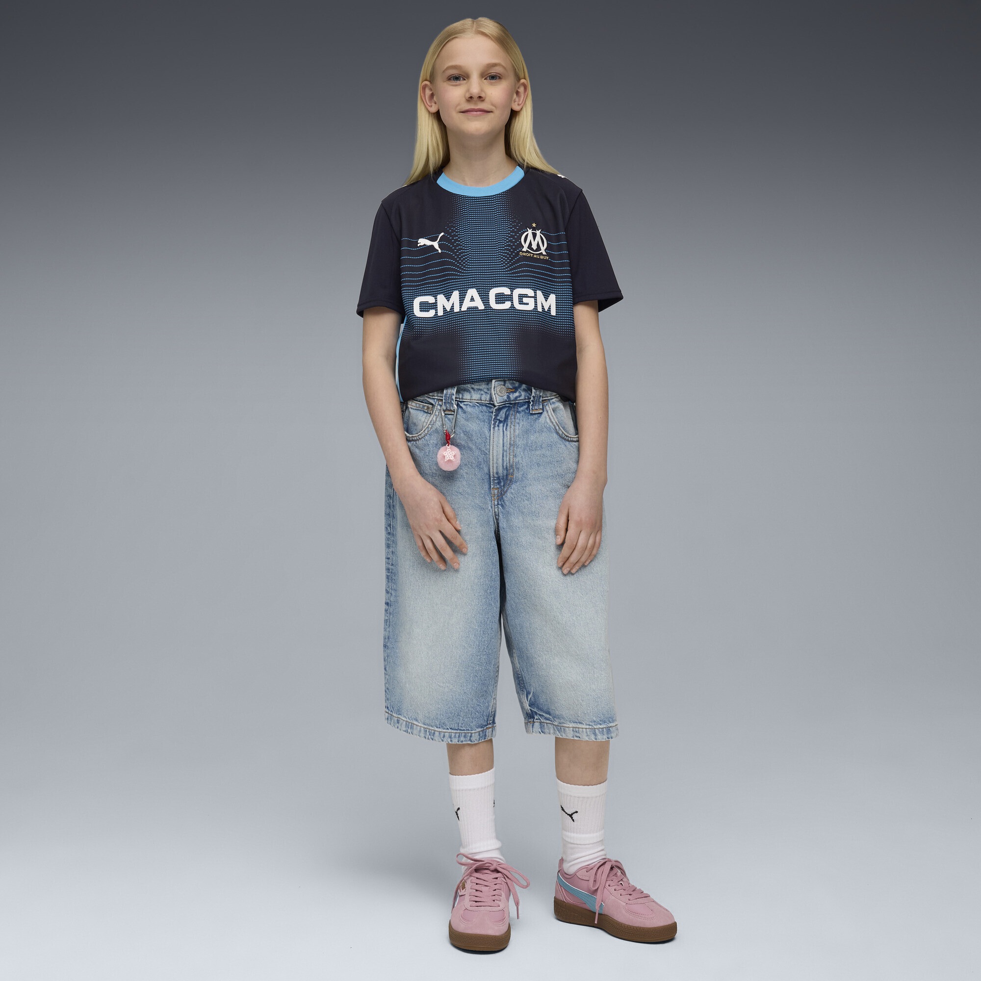 PUMA Trainingsshirt »Olympique de Marseille 25/26 Auswärtstrikot Jugendliche«