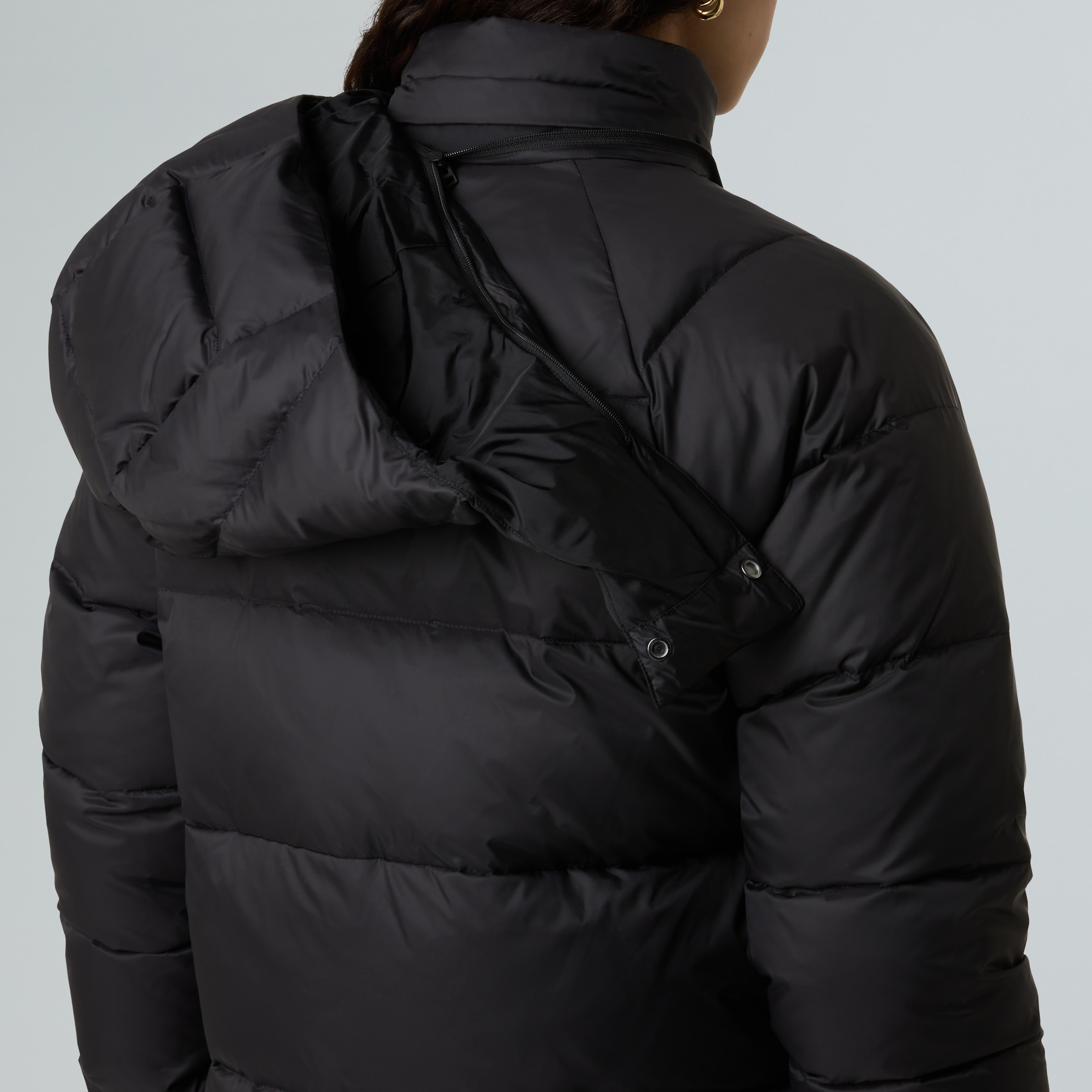 The North Face Funktionsmantel »W HYDRENALITE CITY LONG DOWN HOODED PARK«, (1 tlg.), Daunenfüllung, lang geschnitten, isolierend