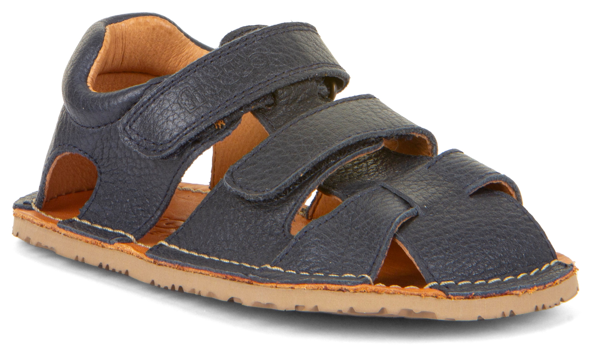 froddo Barfußschuh "Sandale Flexy Avi", Sommerschuh, Poolslides, Klettschuh, mit zwei Klettverschlüsse