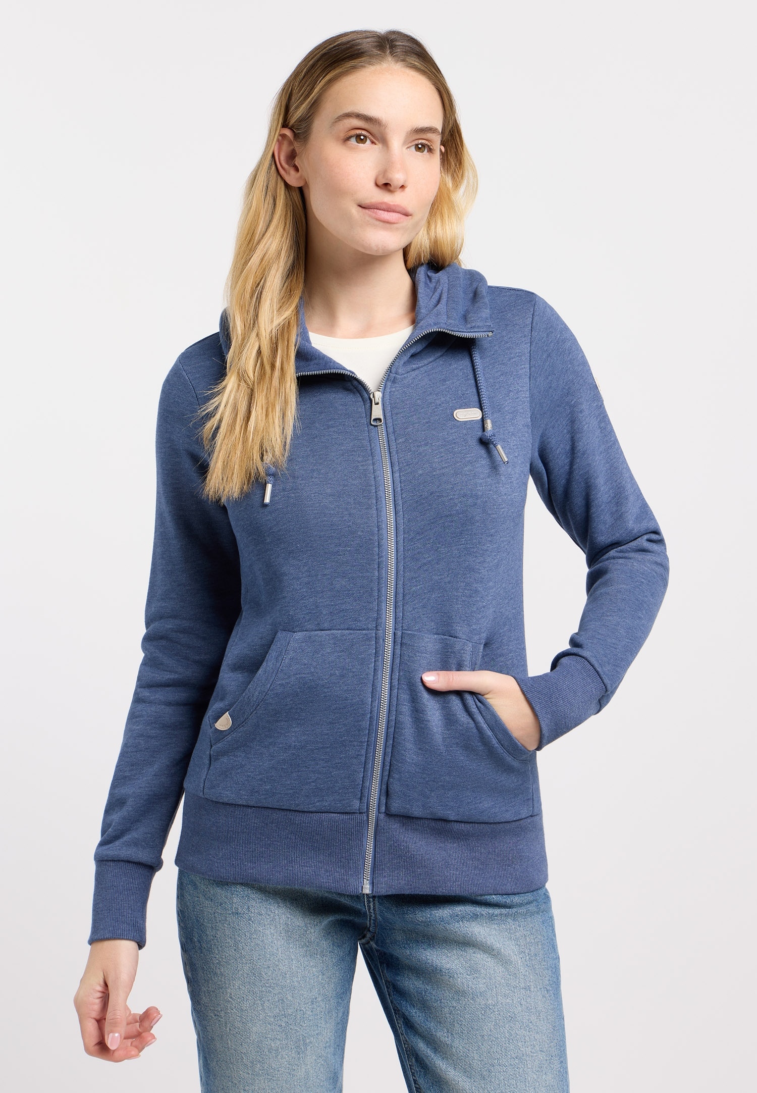 Ragwear Sweatjacke »NESKIA ZIP A« Bestseller aus elastischer Baumwollmischung, innen unbrushed