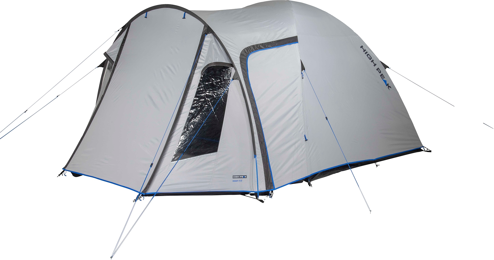 High Peak Kuppelzelt »Zelt Tessin 4.0«, 4 Personen, (mit Transporttasche)