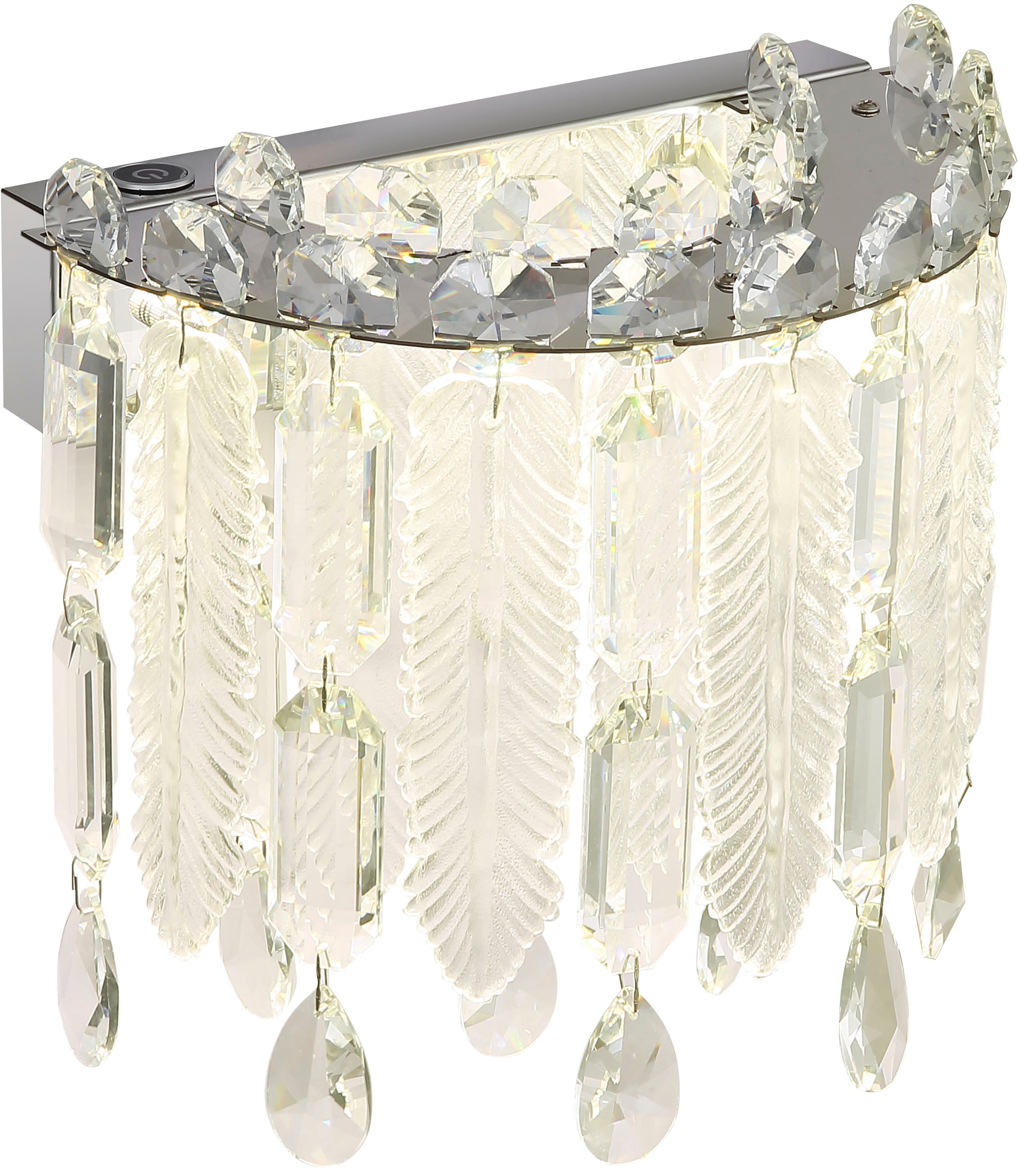 GLOBO LIGHTING Wandleuchte »KLUNKA« LED-Modul 1 Stk. Wandlampe Wand Wohnzimmer Flur Wandbeleuchtung