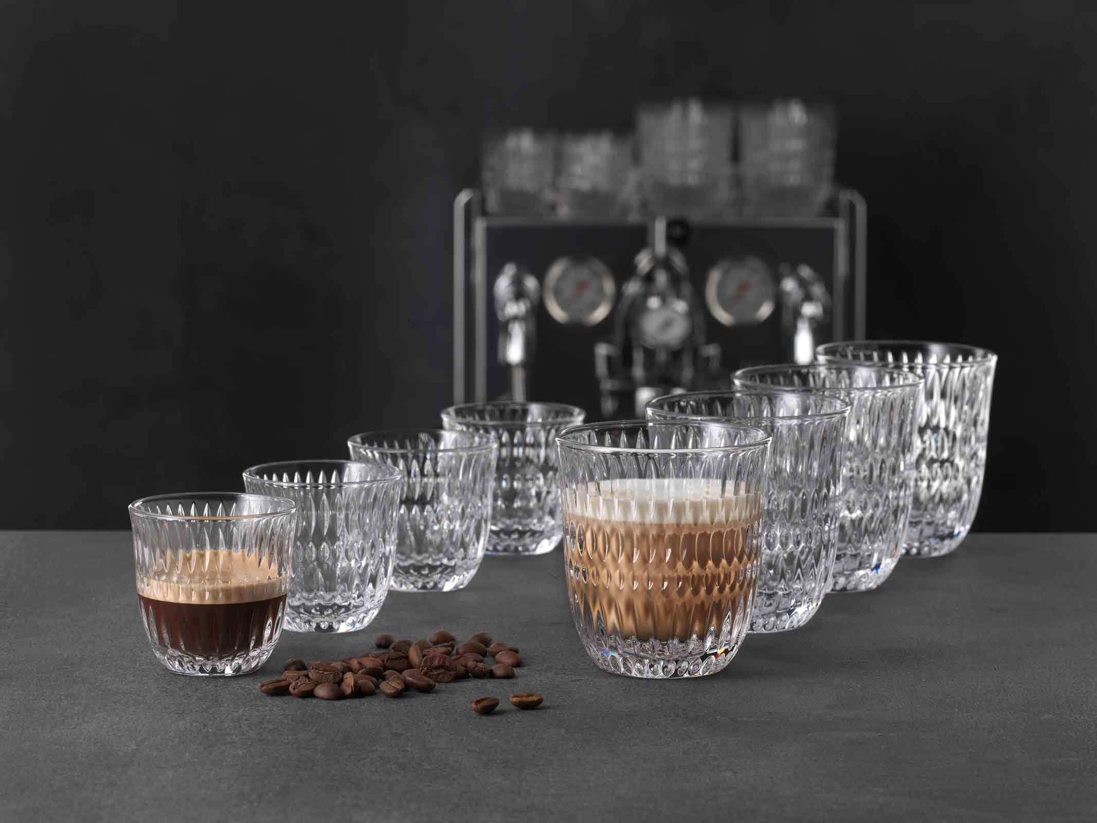 Nachtmann Gläser-Set »Gläserset Ethno Barista 8er Set transparent«