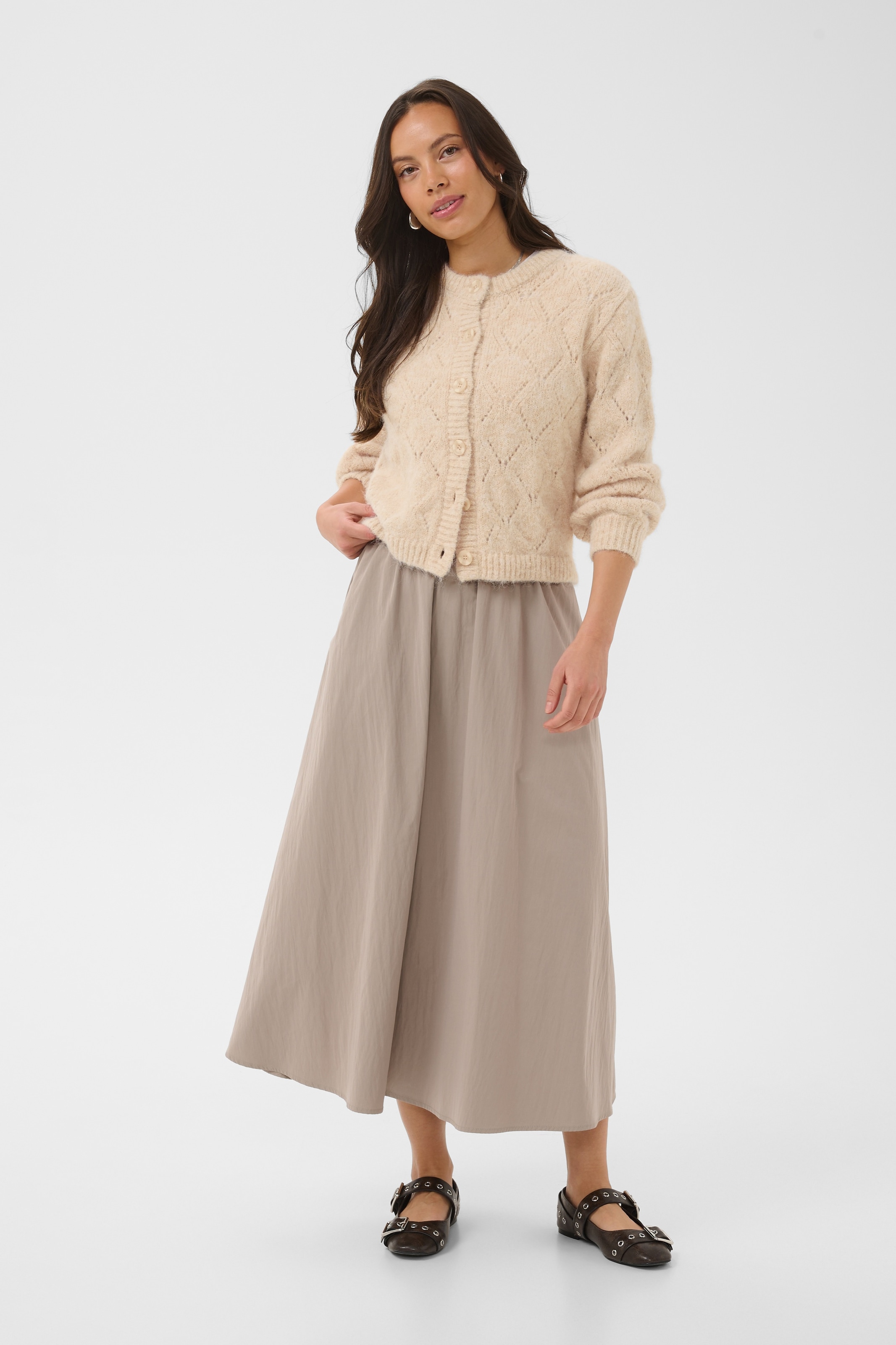 Saint Tropez Strickjacke »TabbathaSZ Cardigan« Materialmix, Regular fit