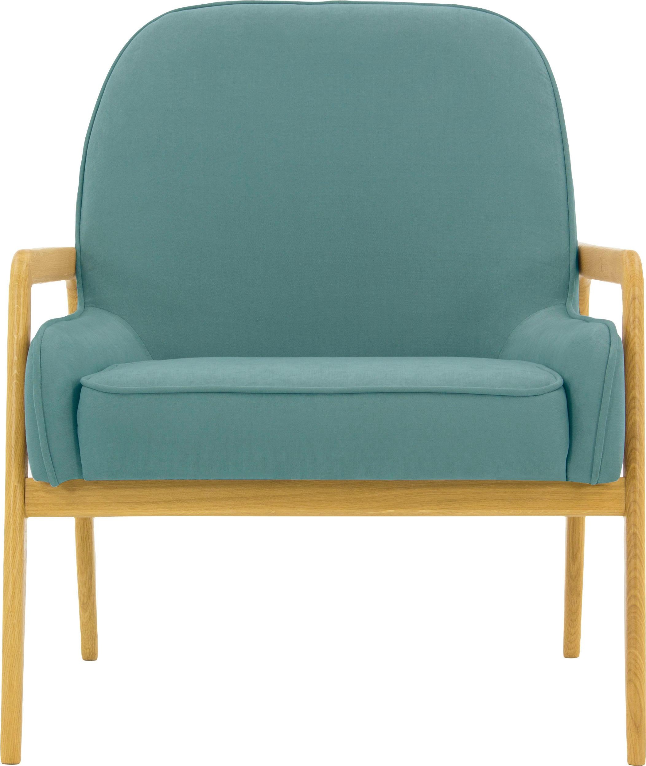 Home affaire Sessel "Braga" wahlweise mit Gestell aus Eiche in dunkel oder günstig online kaufen