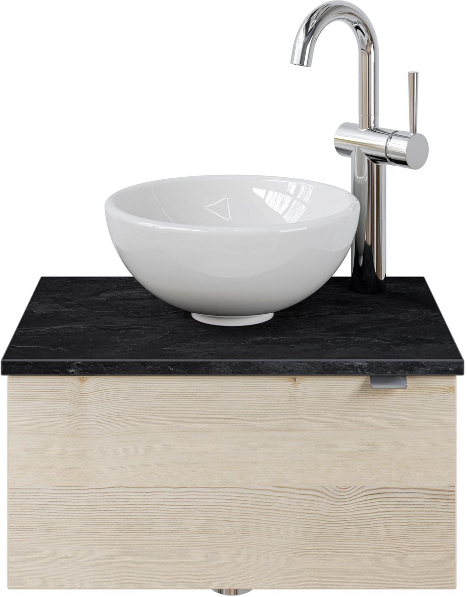 Saphir Waschtisch "Serie 6915 Waschschale mit Unterschrank für Gästebad, Gä günstig online kaufen