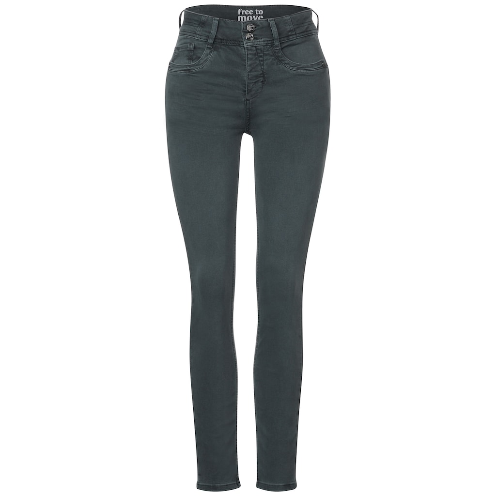 STREET ONE Loose-fit-Jeans, Middle Waist