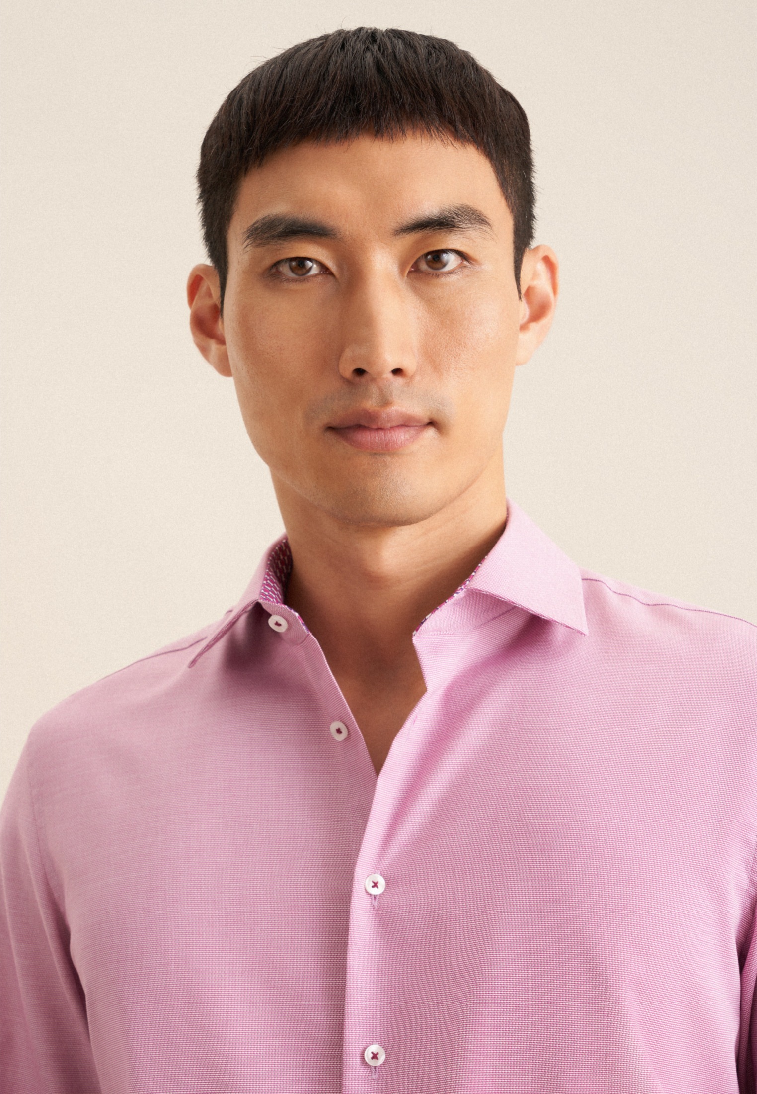 seidensticker Businesshemd »Slim« Slim 1/1 Kentkragen Struktur