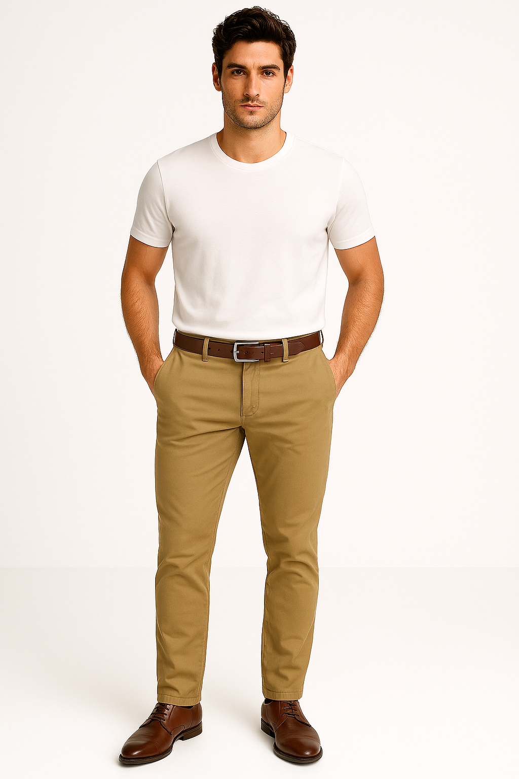 Jack & Jones Chinohose "JPSTMARCO FRANCO CHINO W BELT"