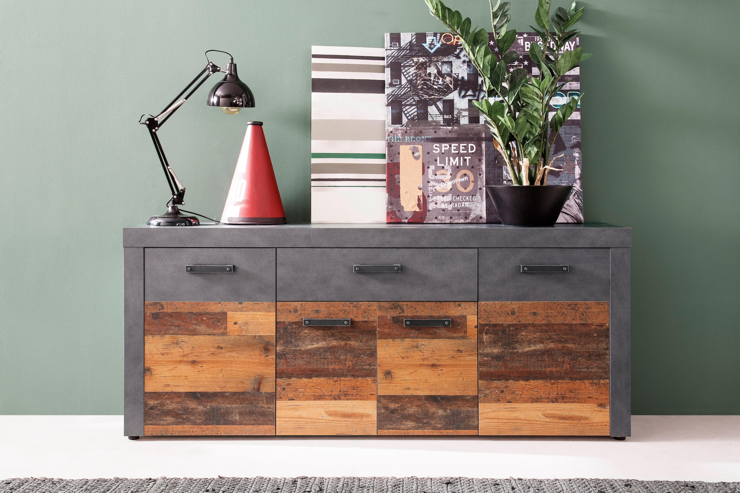 INOSIGN Sideboard »Ilana«, Kommode mit Schublade und 8 Fächern, Breite 178 cm