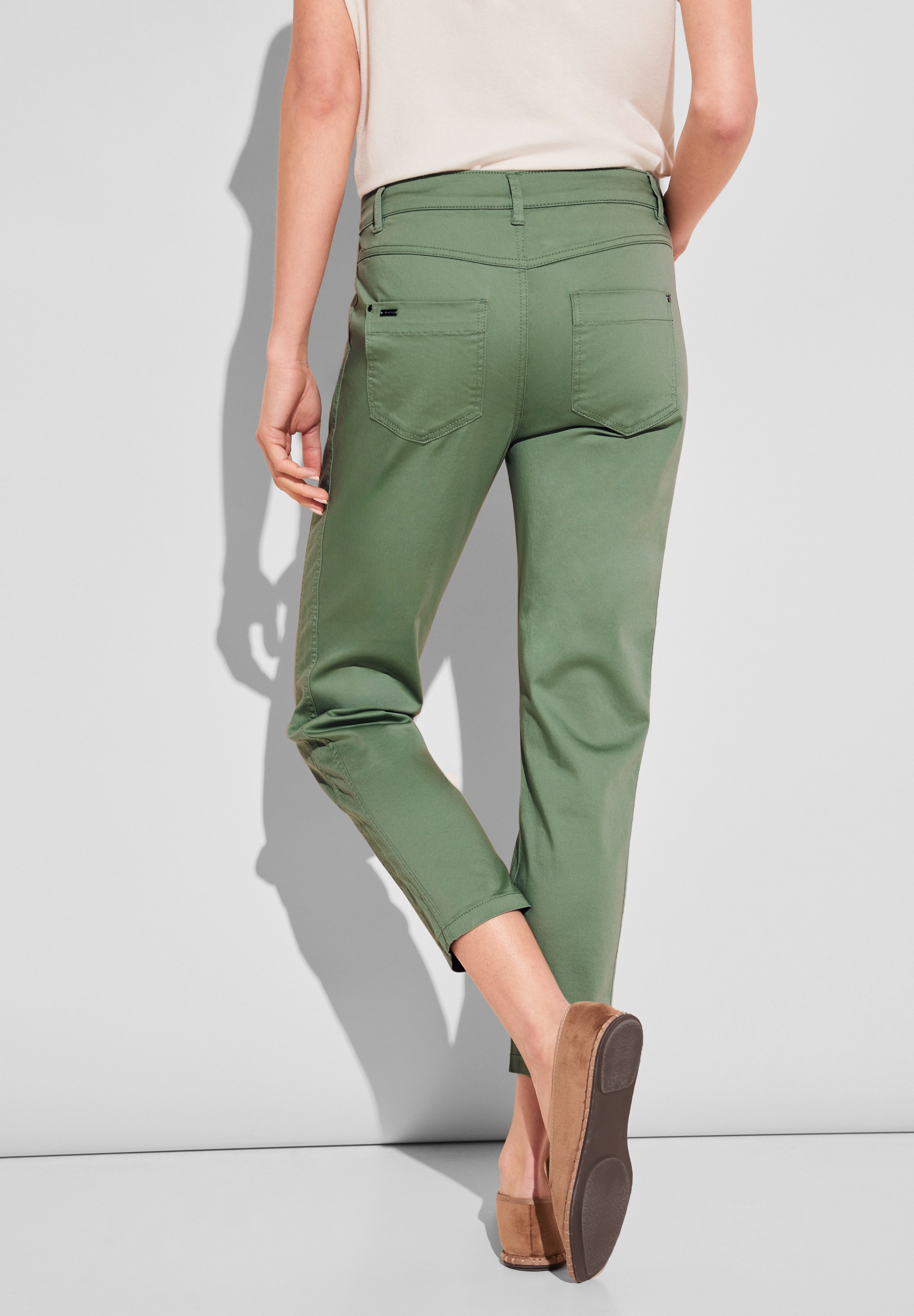 STREET ONE 7/8-Hose, aus Baumwolle mit Stretchanteil